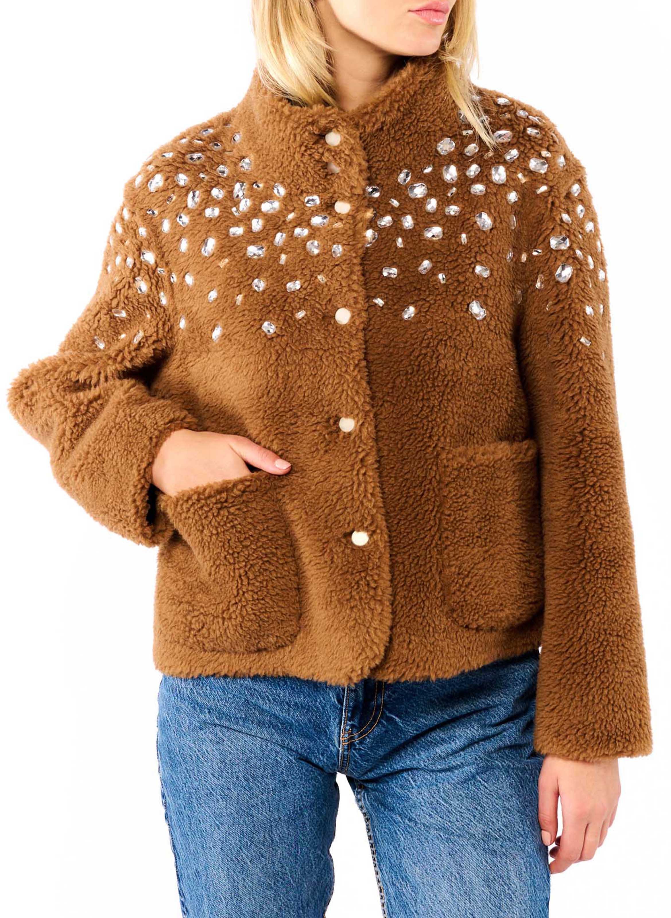 Straight high-neck jacket WILD