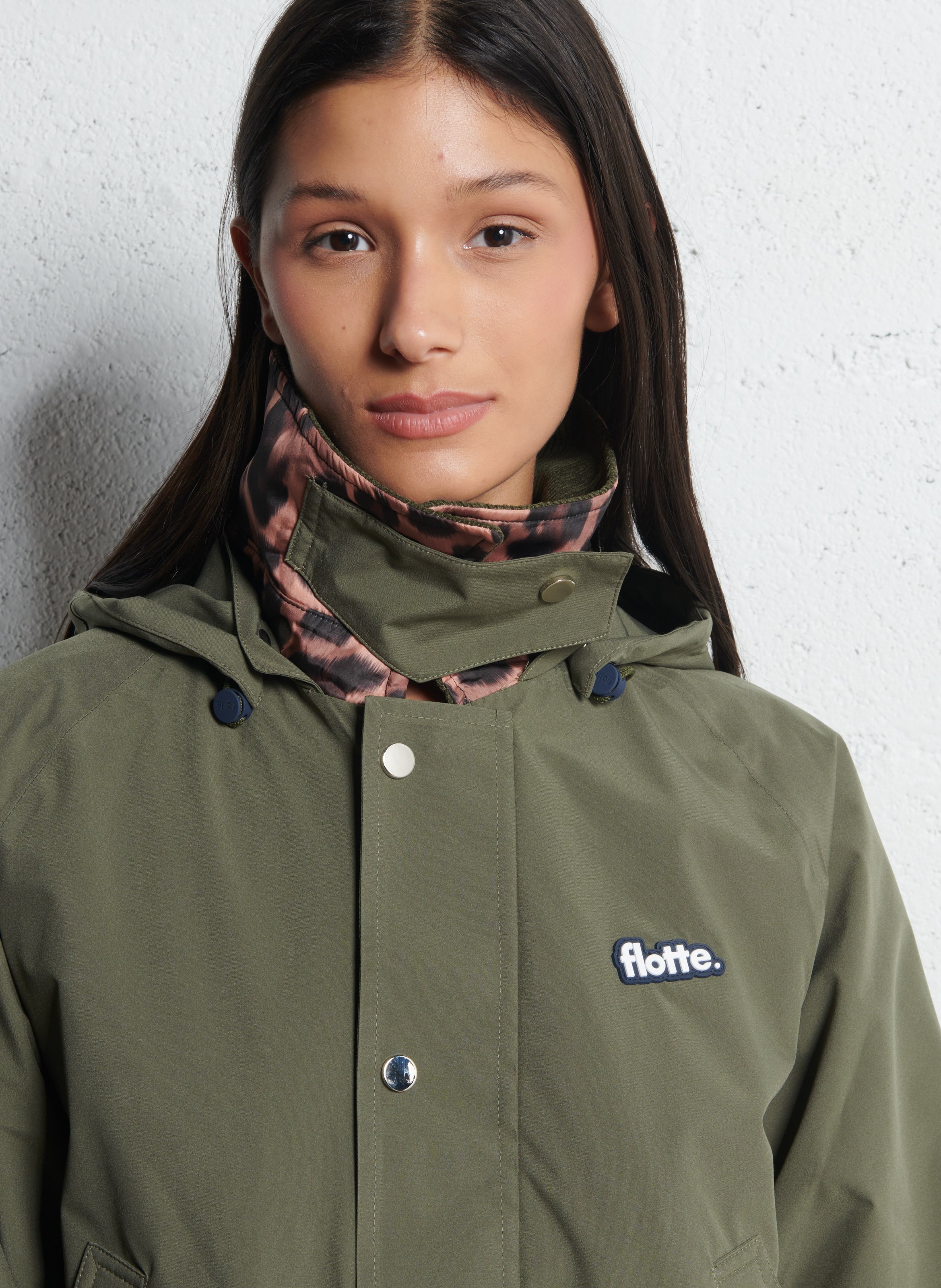 Veste col classique Vert