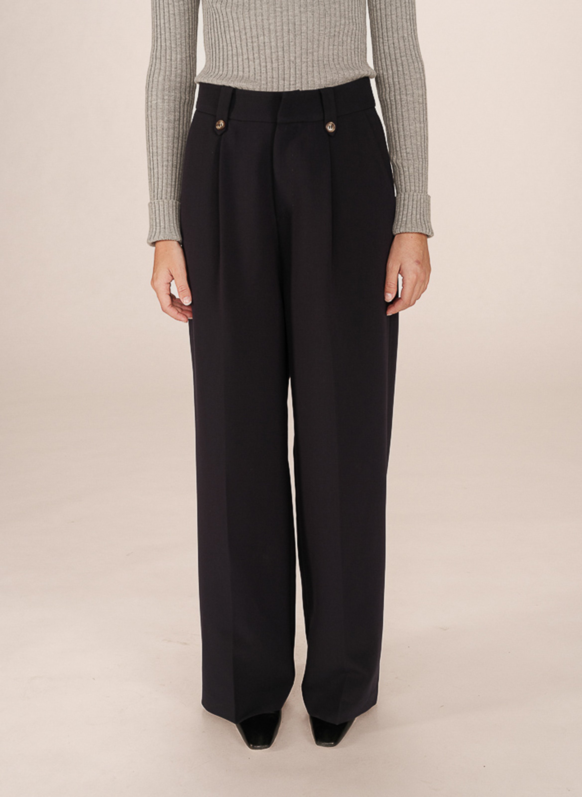 Straight suit pants GRACE ET MILA Blue