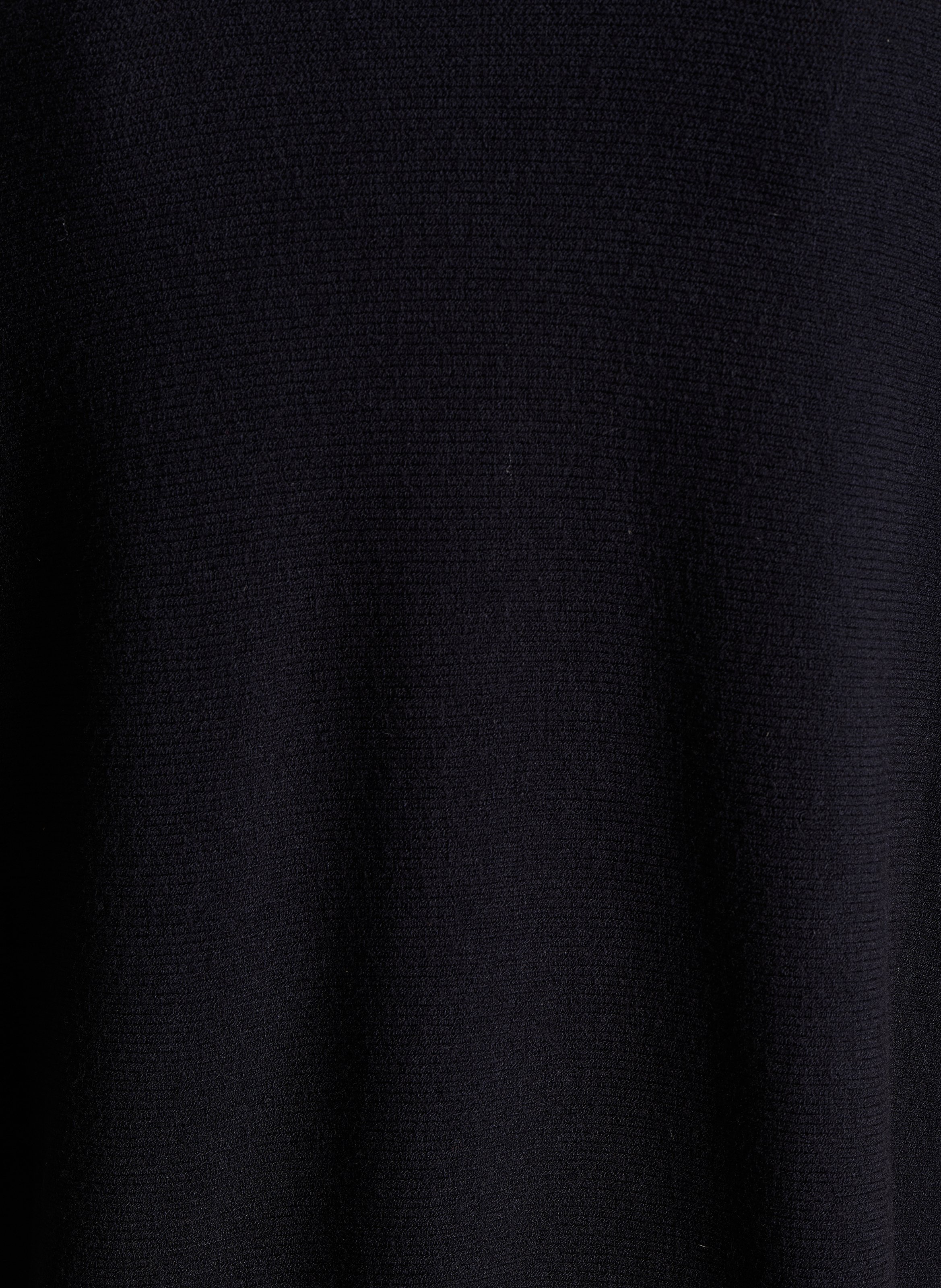 Loose-fit knit sweater with boat neck LA FEE MARABOUTEE Black