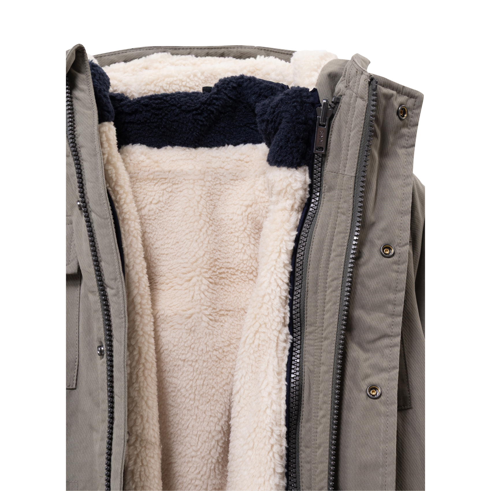 Parka 3-en-1 à capuche réversible IKKS JUNIOR Kaki
