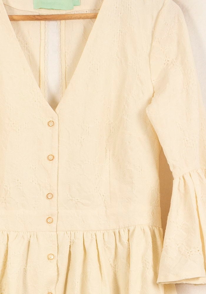 Midi dress HEIMSTONE - Seconde Main White