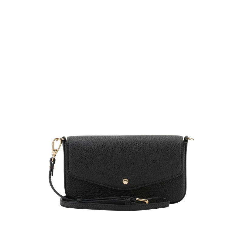 Club | Black clutch bag POURCHET Black