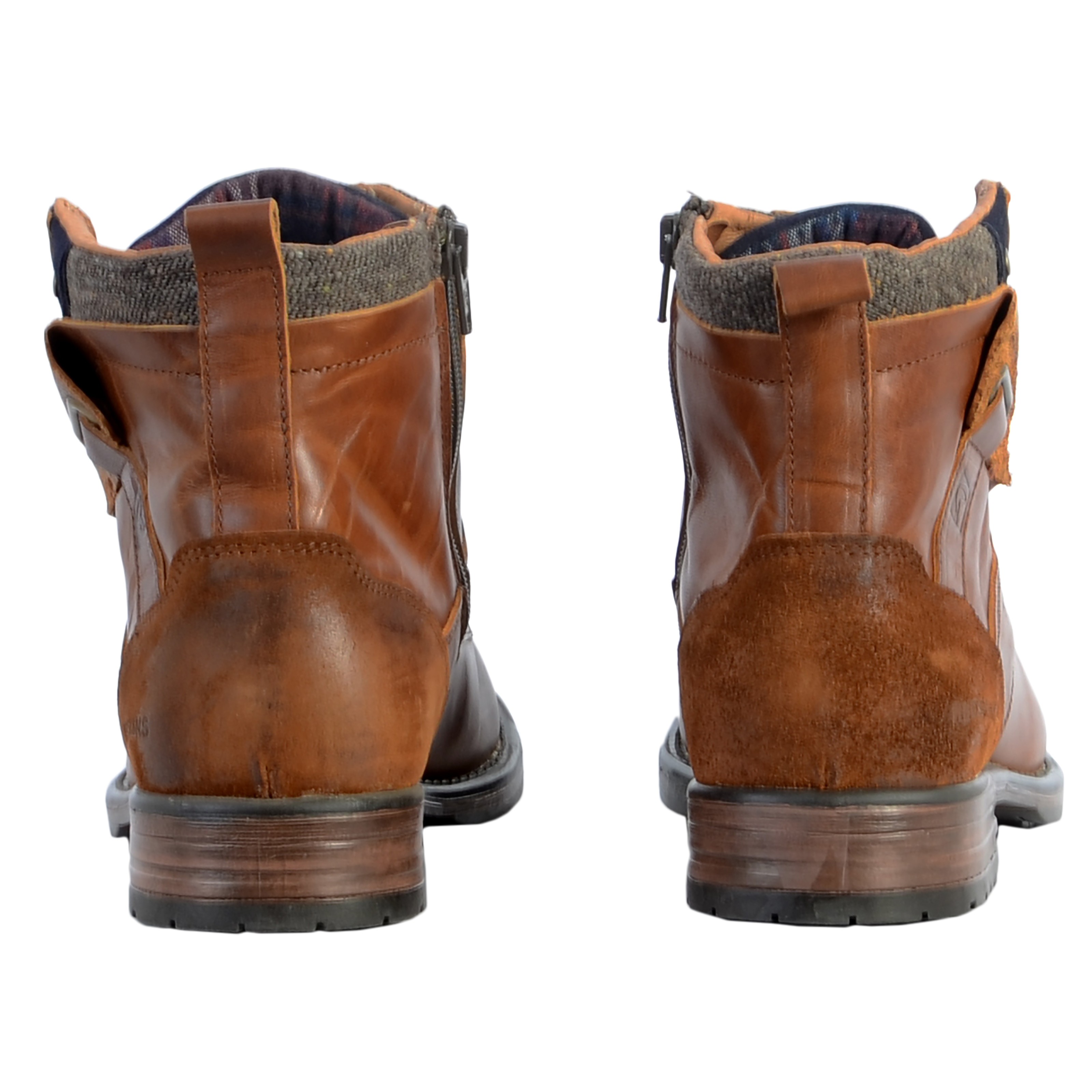 Leather ankle boot REDSKINS Brown