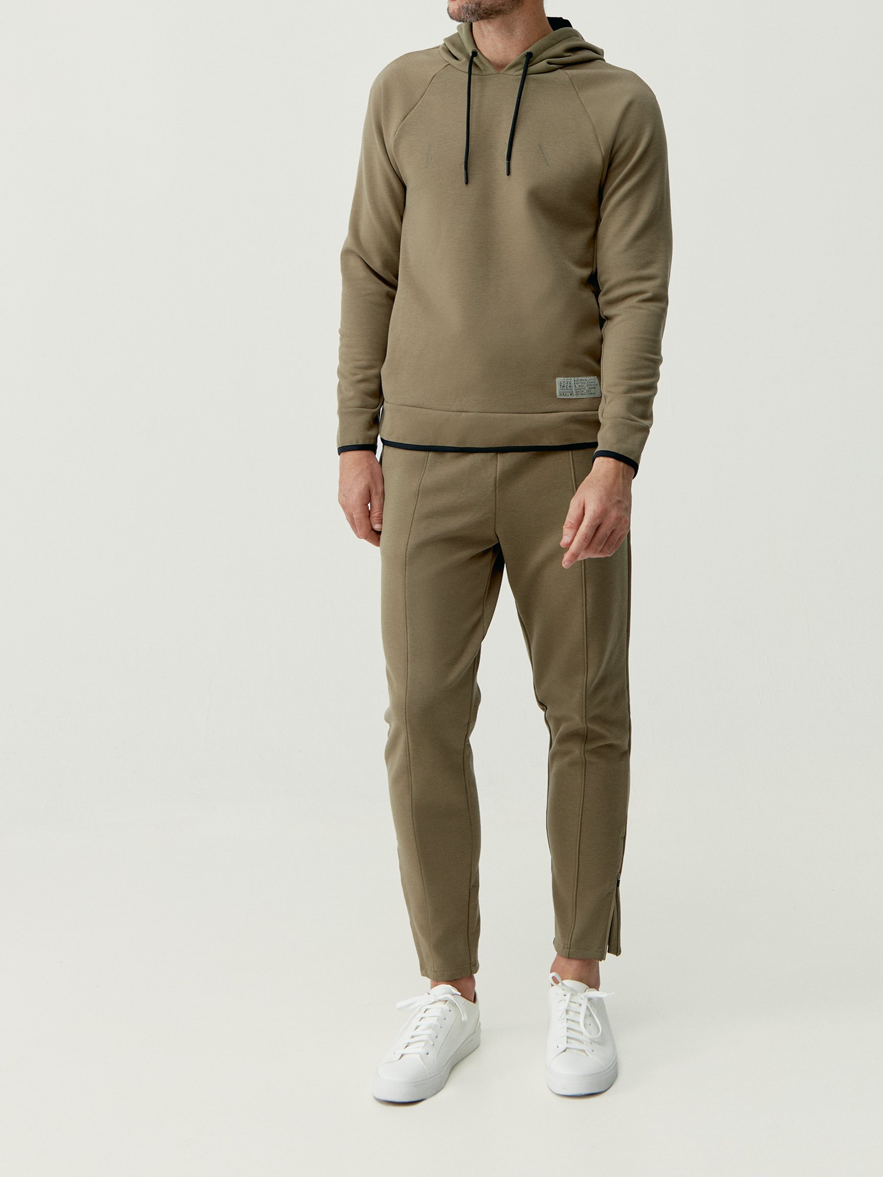 Performance Hooded Sports Sweatshirt BORN LIVING YOGA Brown