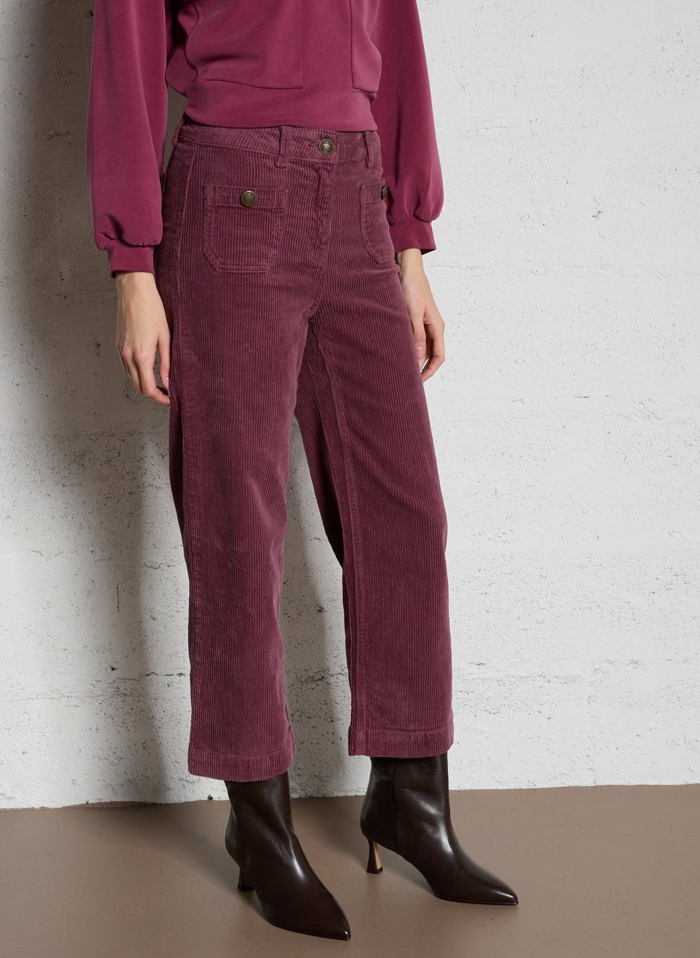 Corduroy carrot pants MAISON 123