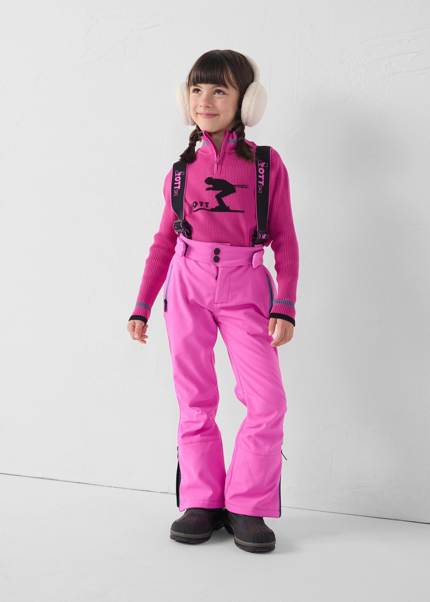 Extreme cold weather ski pants - Prebois JOTT Pink
