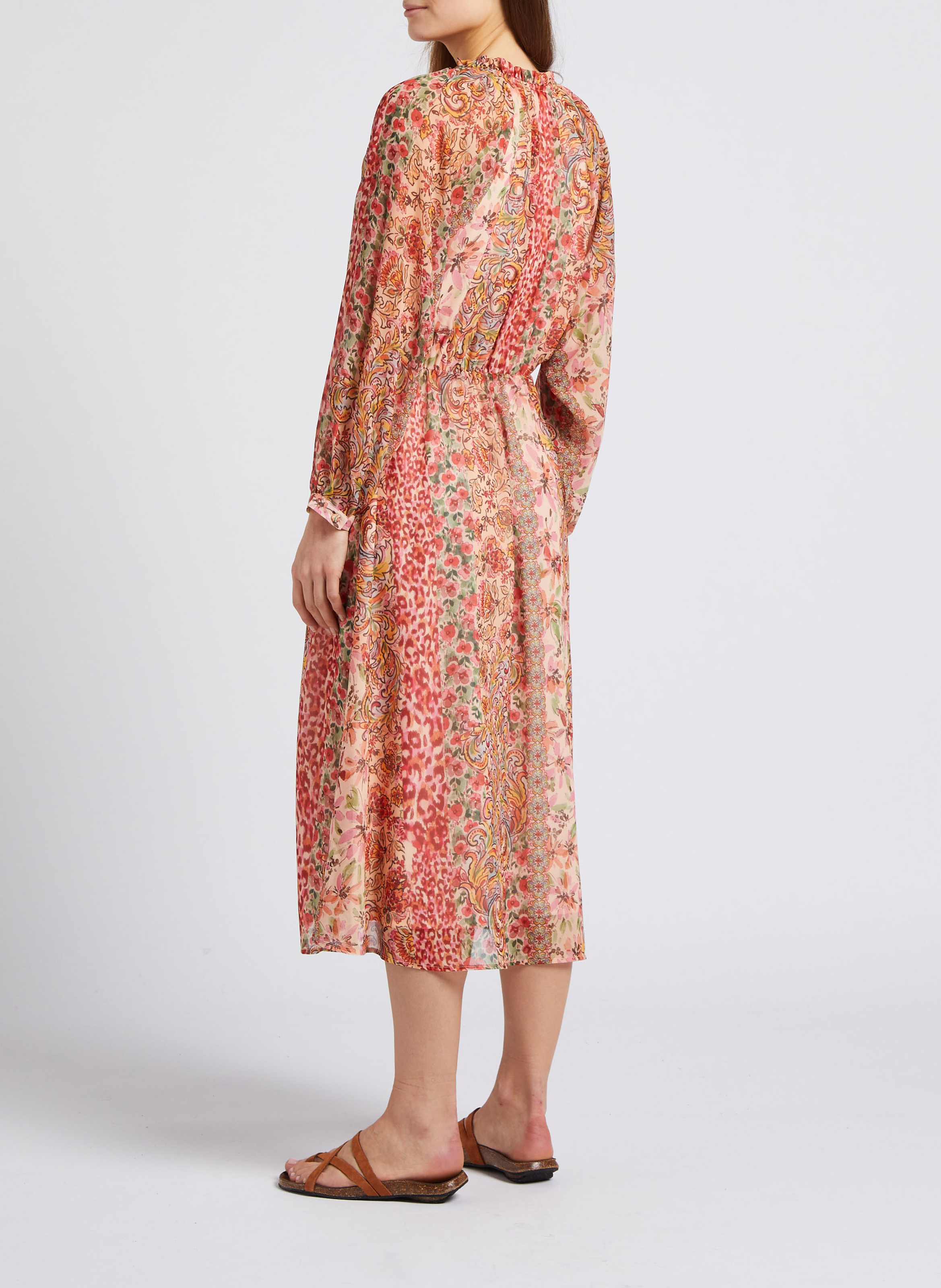 V-neck midi dress LA PETITE ETOILE Blue