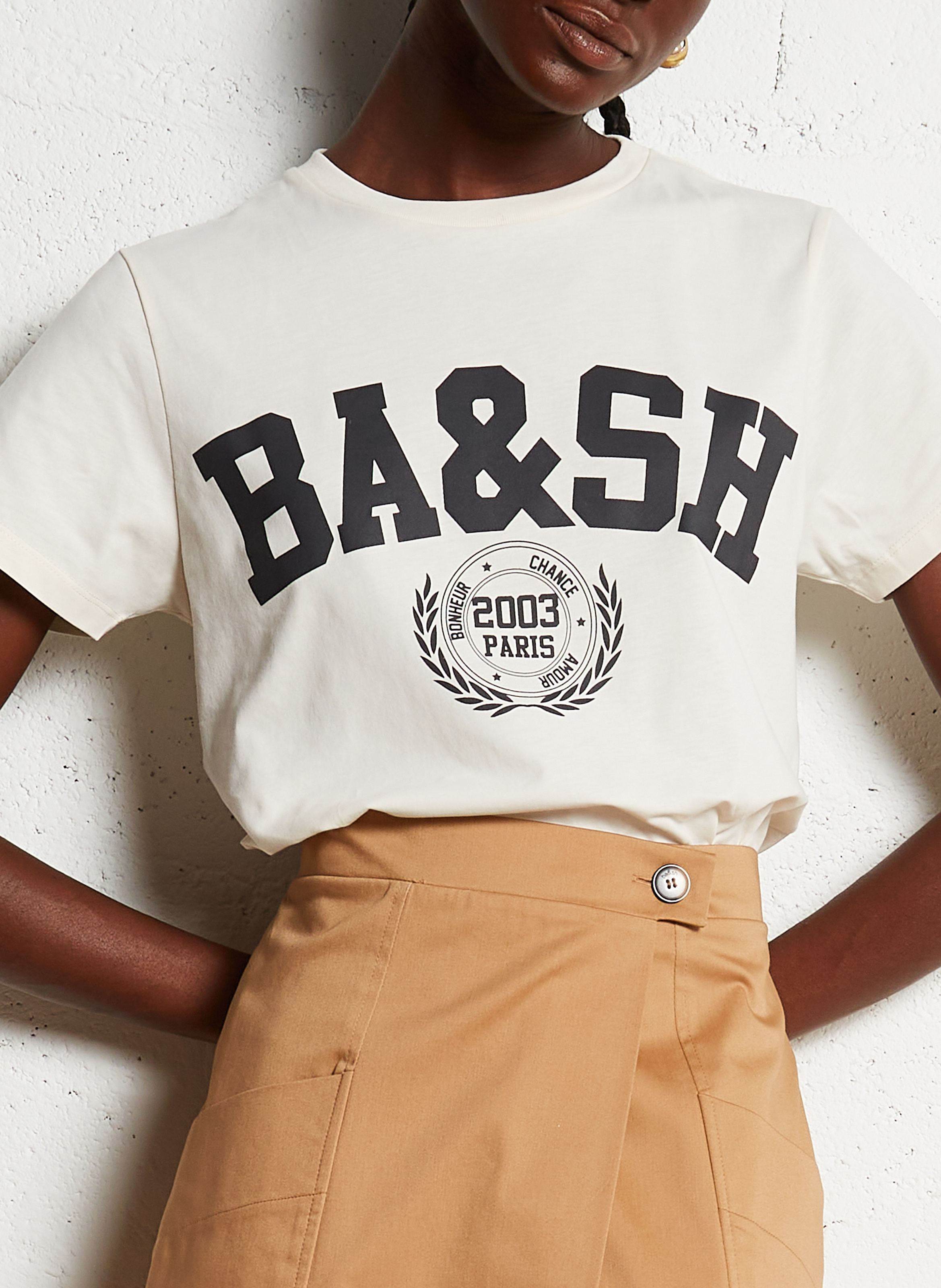 Effen T-shirt BA&SH Beige