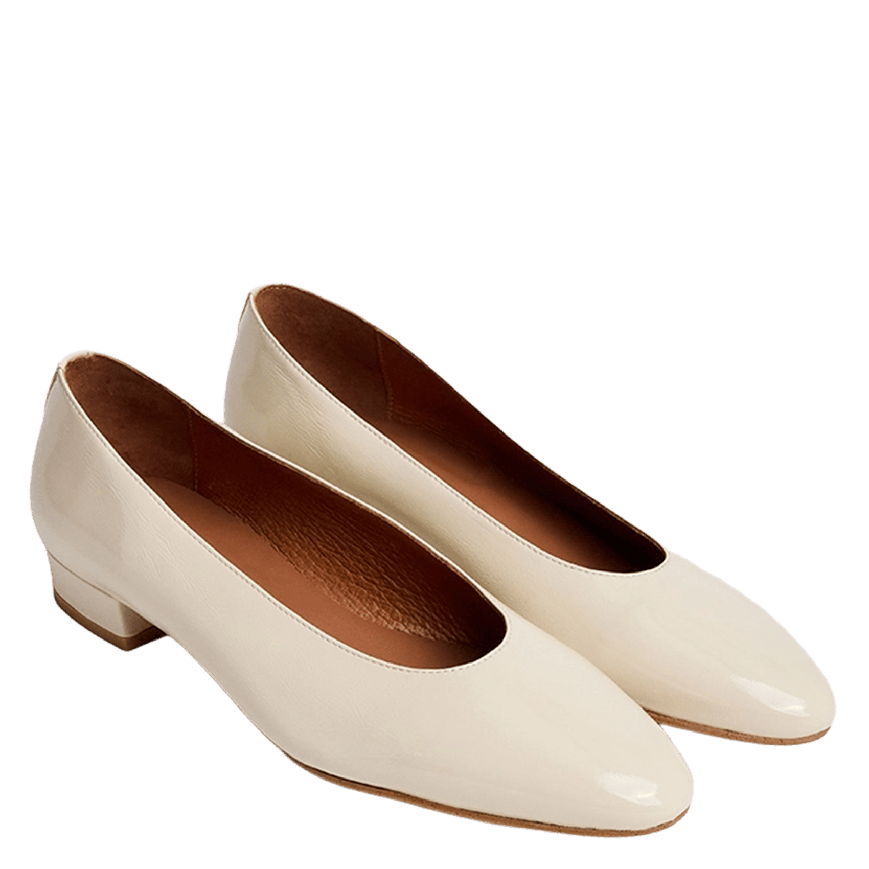 Ballerines en cuir JONAK Blanc
