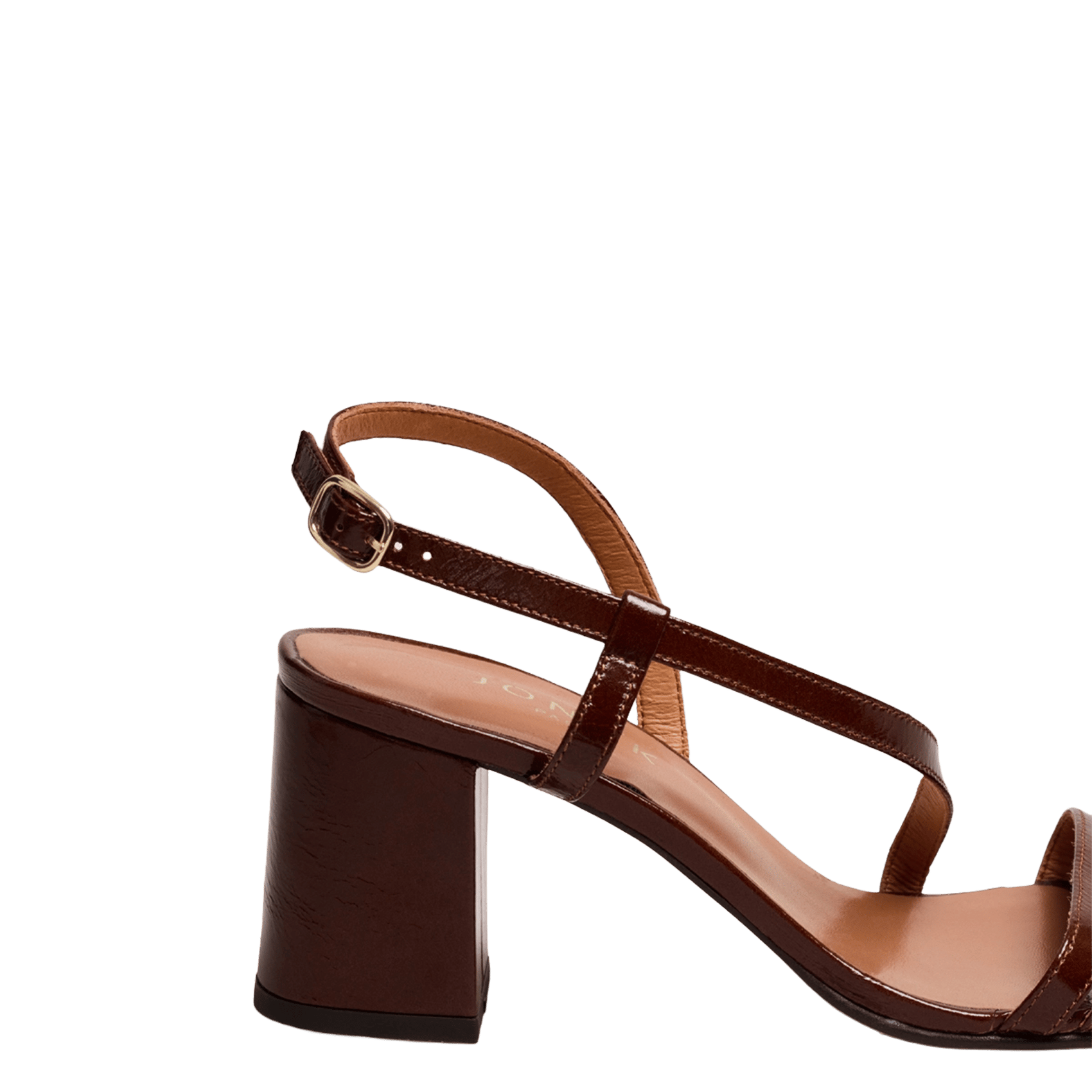 Alice - Ledersandalen mit Absatz JONAK Braun