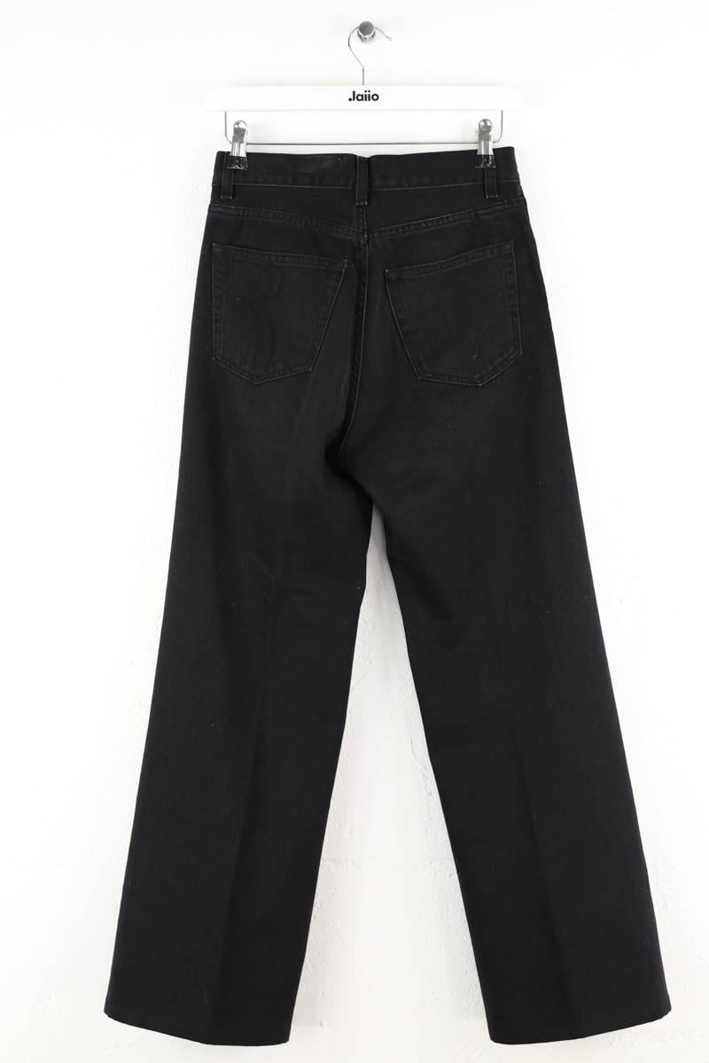 Straight cotton-blend pants ROUJE - Seconde Main Black