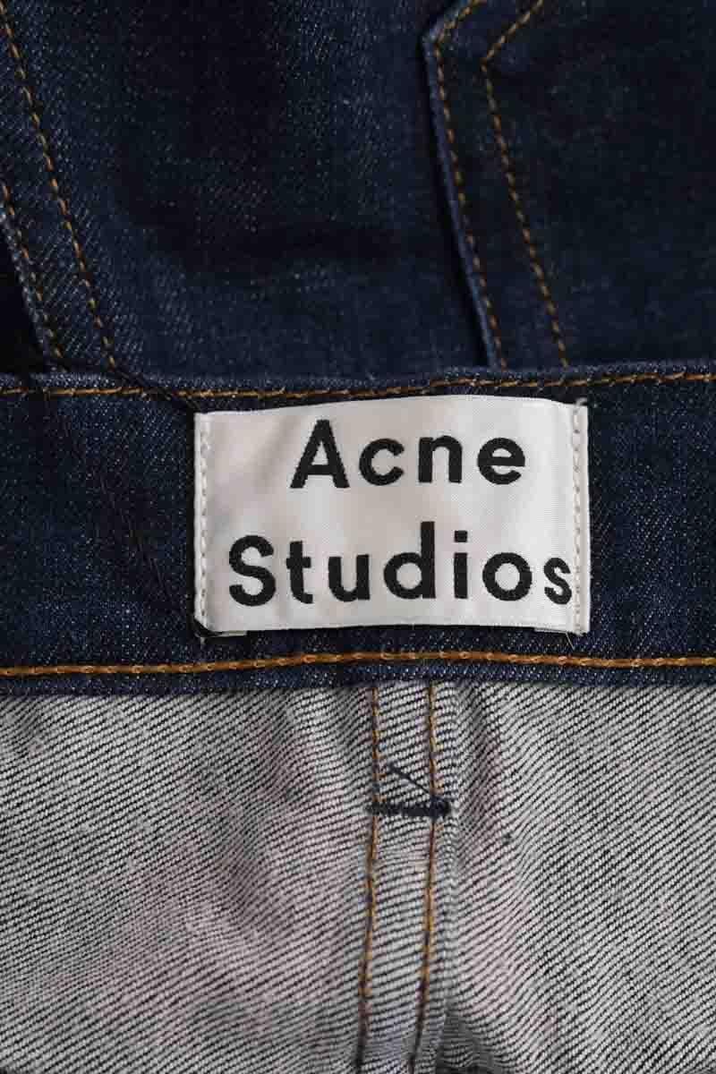 - Straight-leg jeans
- 5 pockets
- Straight cut
- Faded effect ACNE STUDIOS - Seconde Main Blue