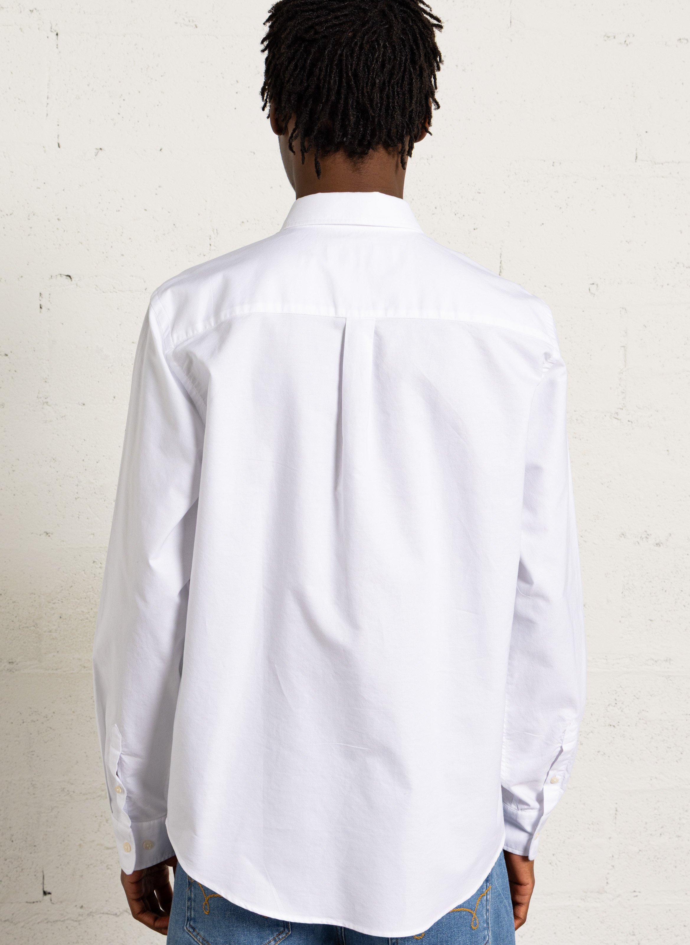 Oversize-Bluse aus Baumwolle mit klassischem Kragen CHEVIGNON Weiss