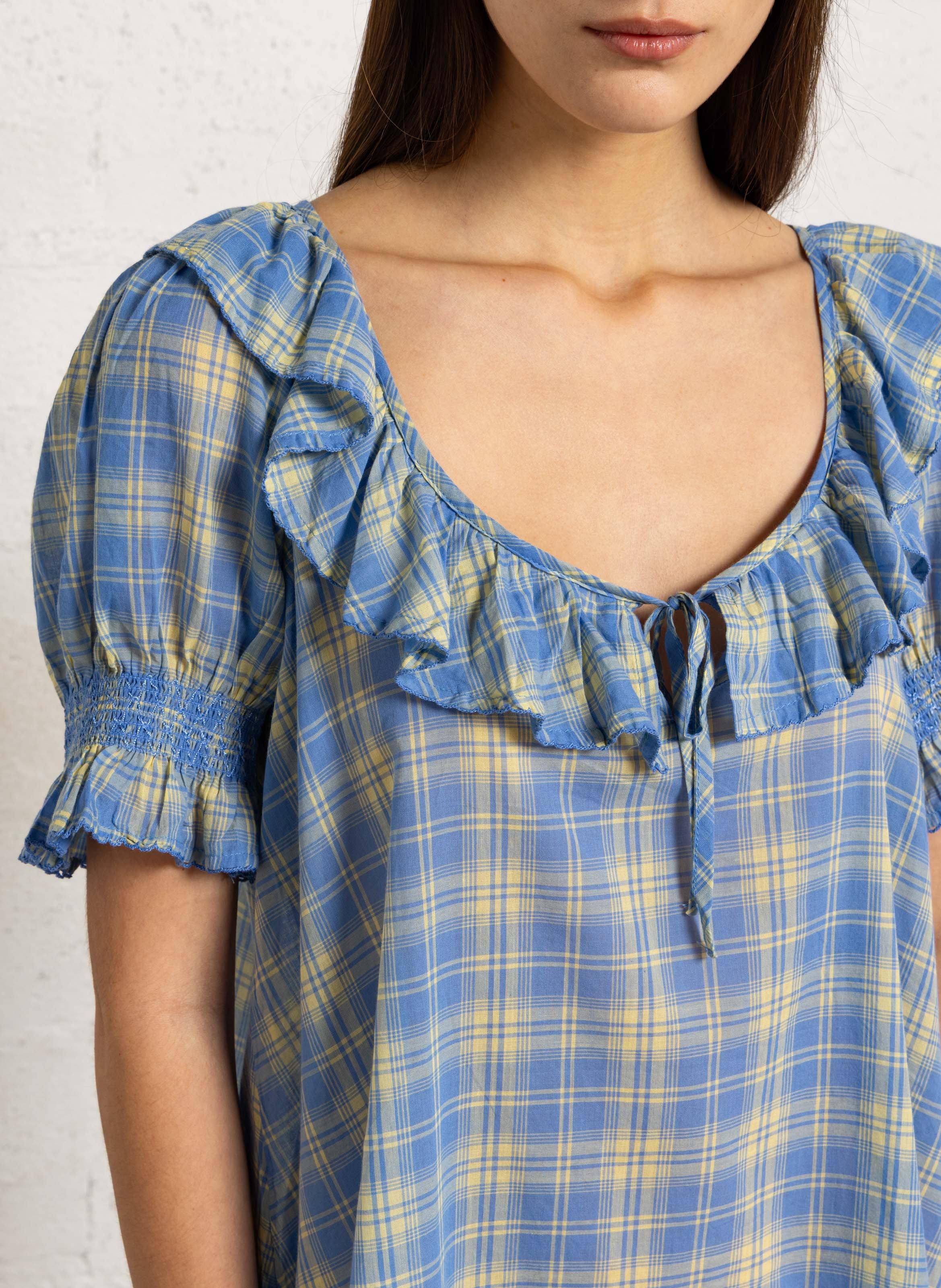 Printed dress DAMSON MADDER Blue