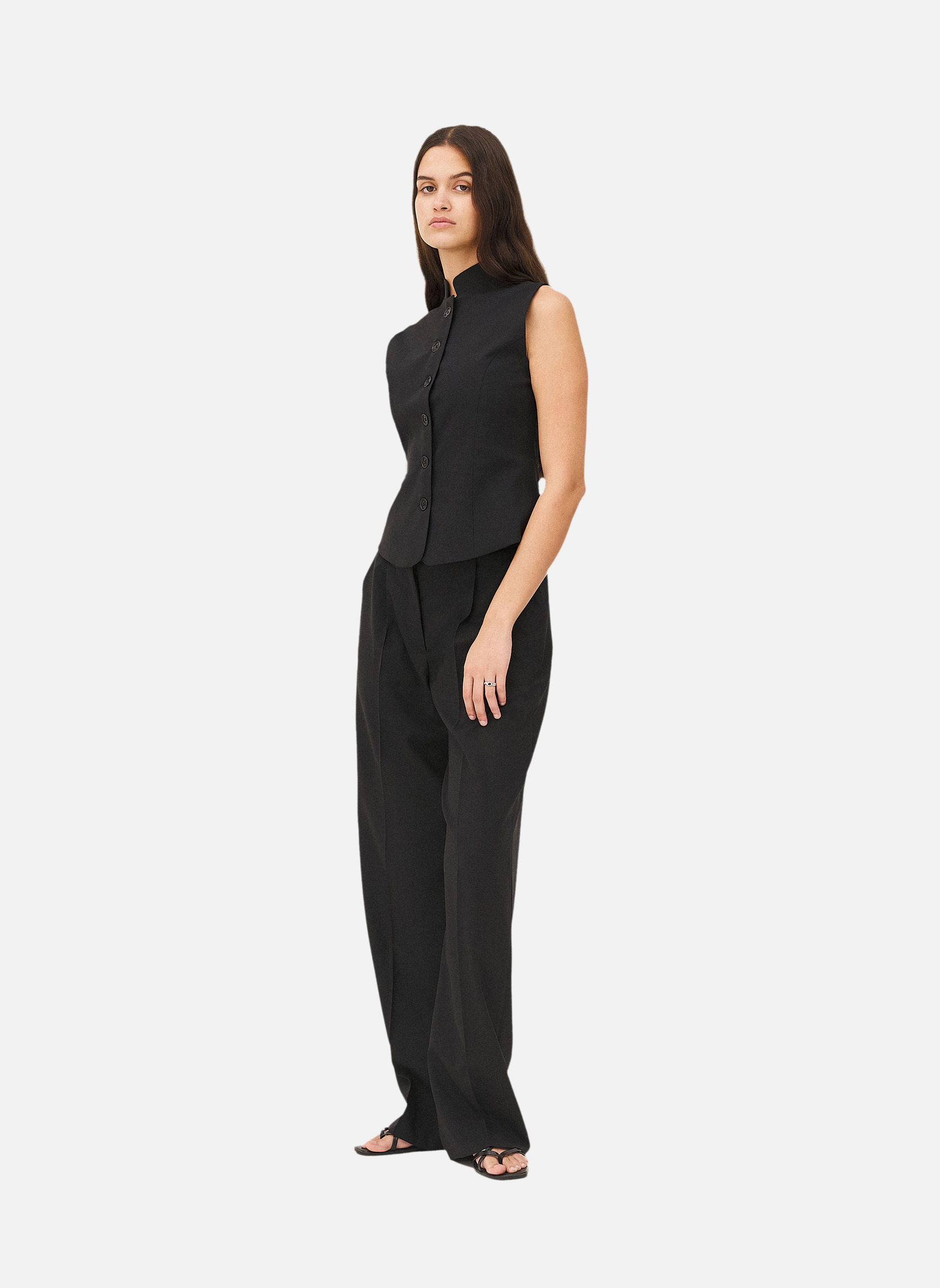 Tailoring pants VILS BLACK Noyoco Black