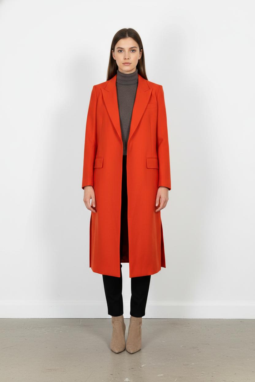 Long coat AMI PARIS - Seconde Main Orange