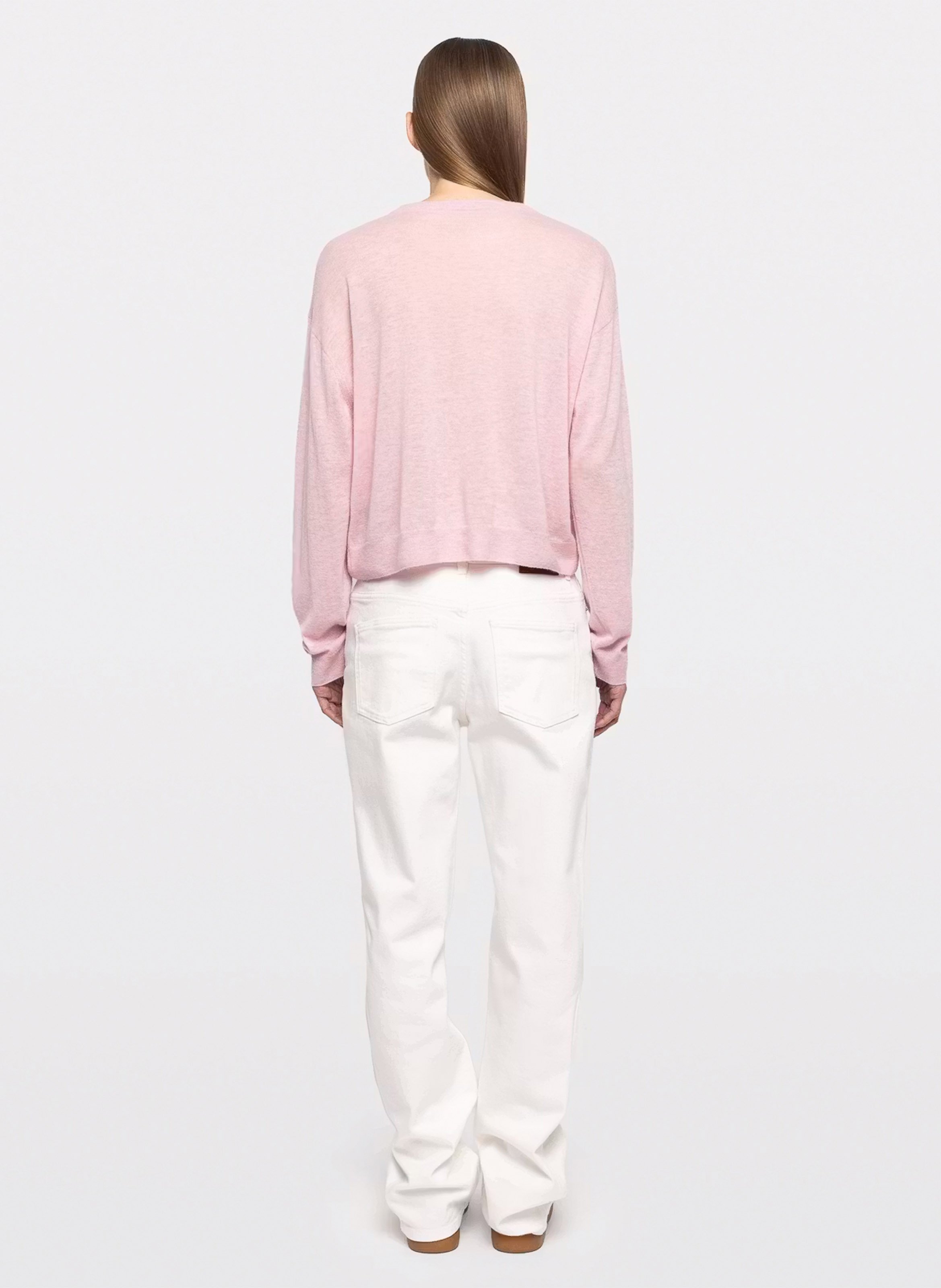 Oversized round neck cashmere sweater ZADIG&VOLTAIRE Pink