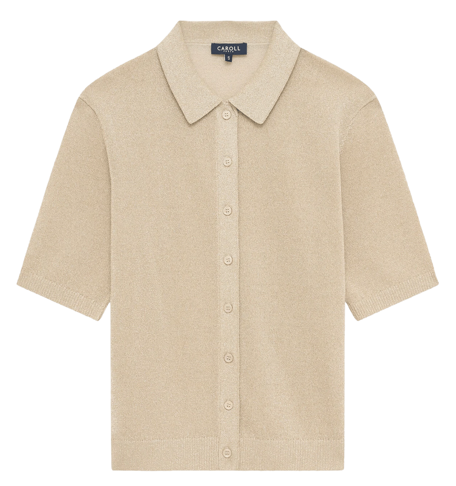 Classic-collar sweater CAROLL Beige