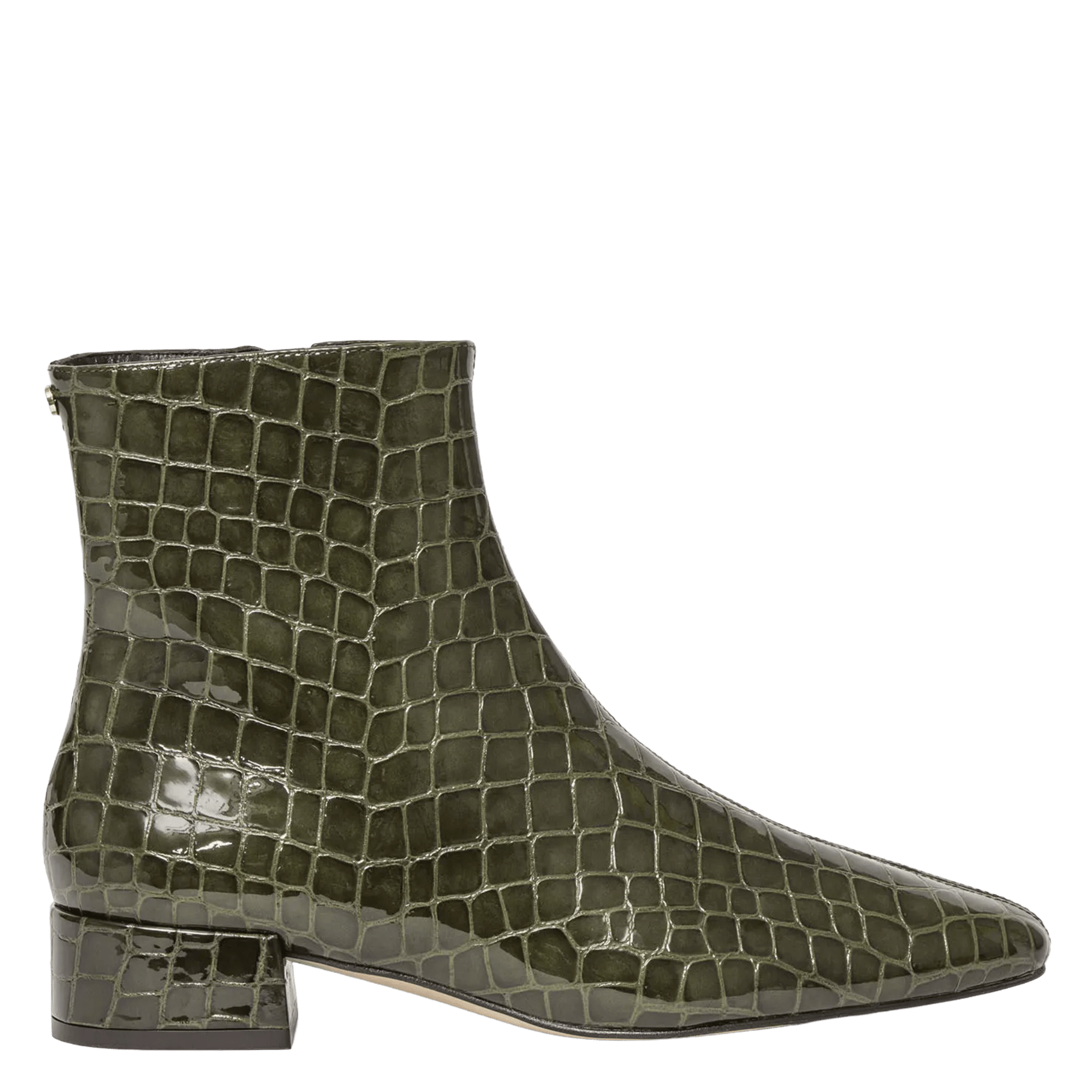 Bottines en cuir vernis BOCAGE Vert