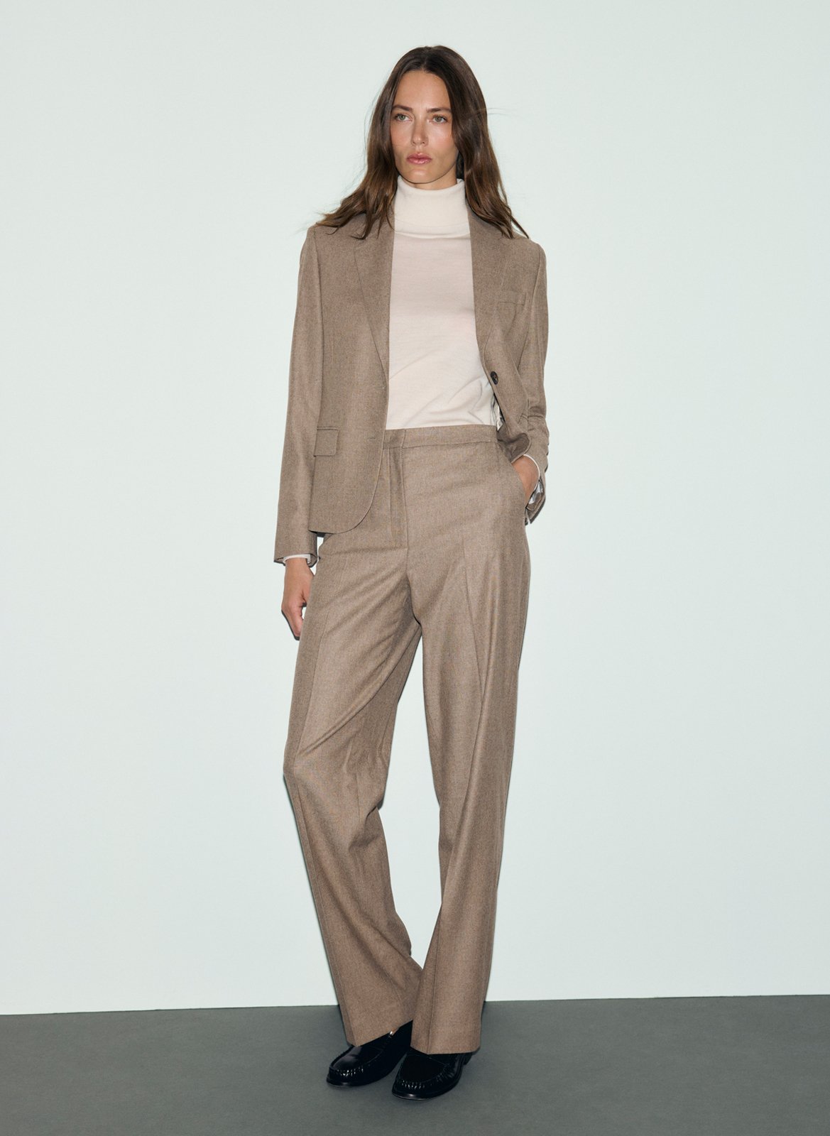Gerade geschnittene einfarbige Anzughose GERARD DAREL Beige