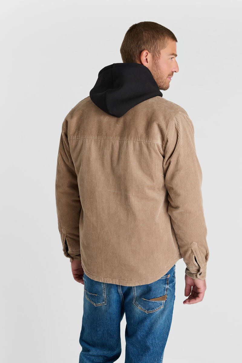 Snap-button overshirt LE TEMPS DES CERISES Beige