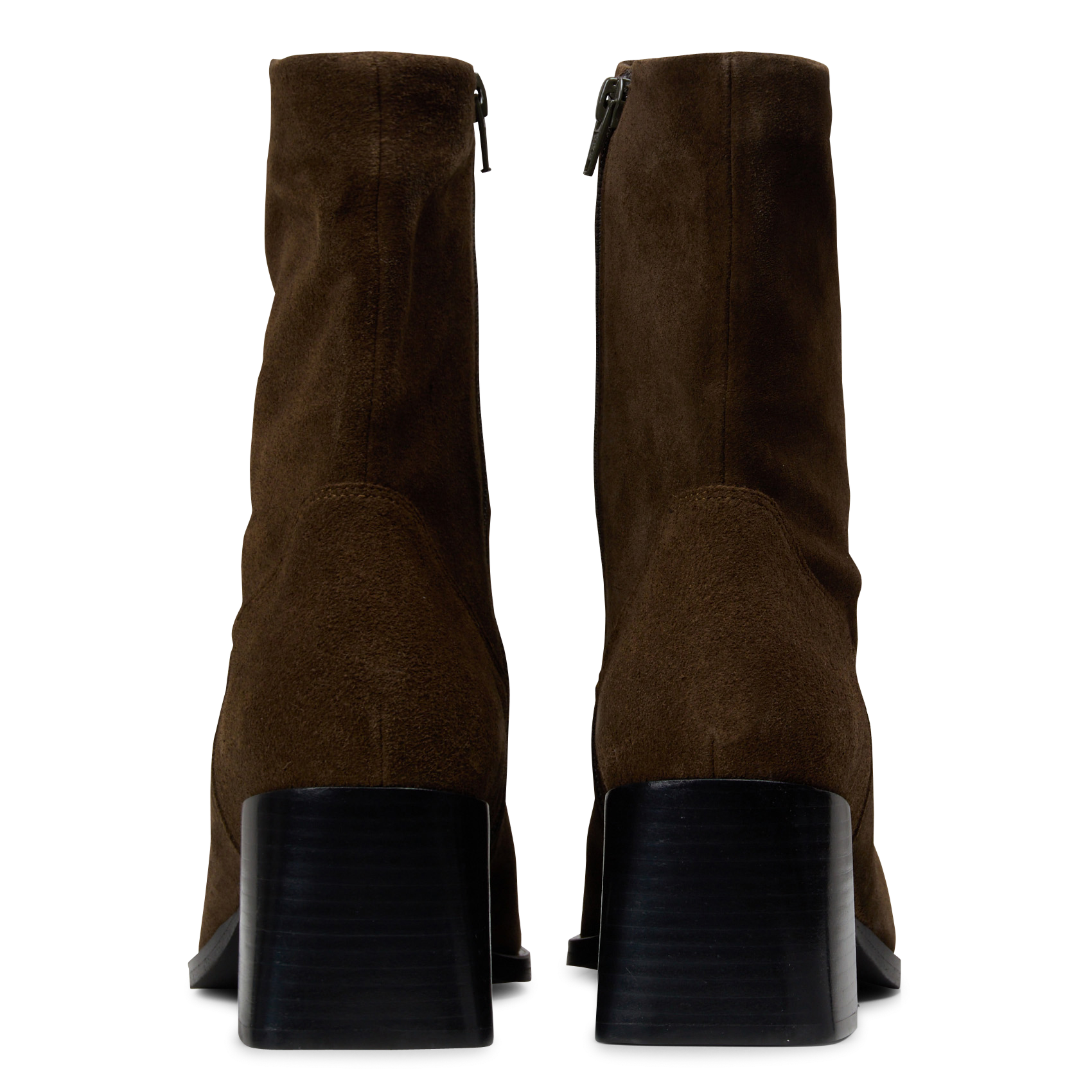 Leather mid-calf boots MELLOW YELLOW Khaki