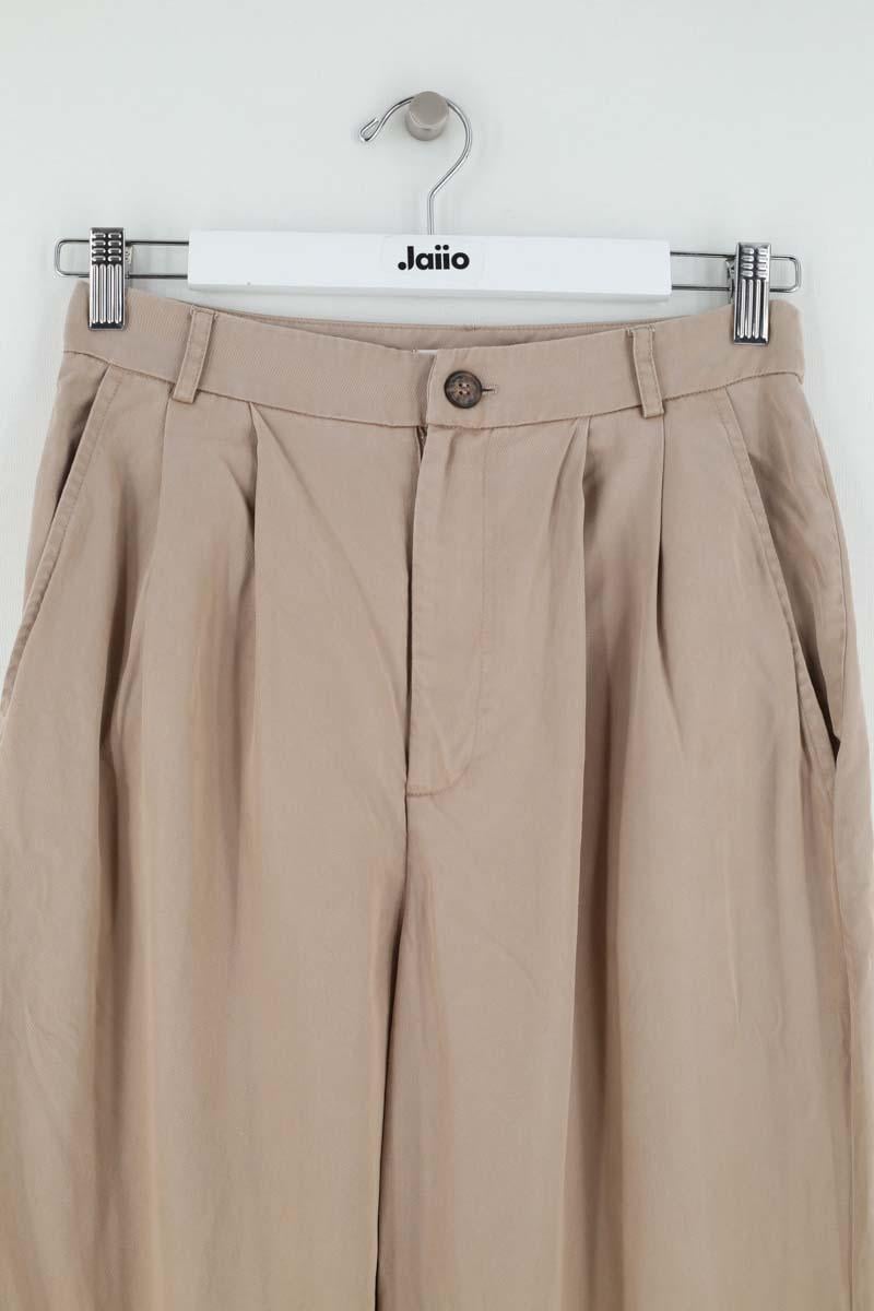 Wide-leg pants REFORMATION - Seconde Main Beige