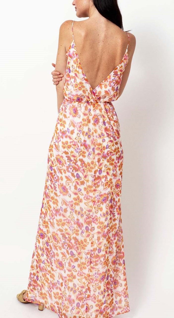 Robe longue MAISON LEMOINE - Seconde main Multicolore