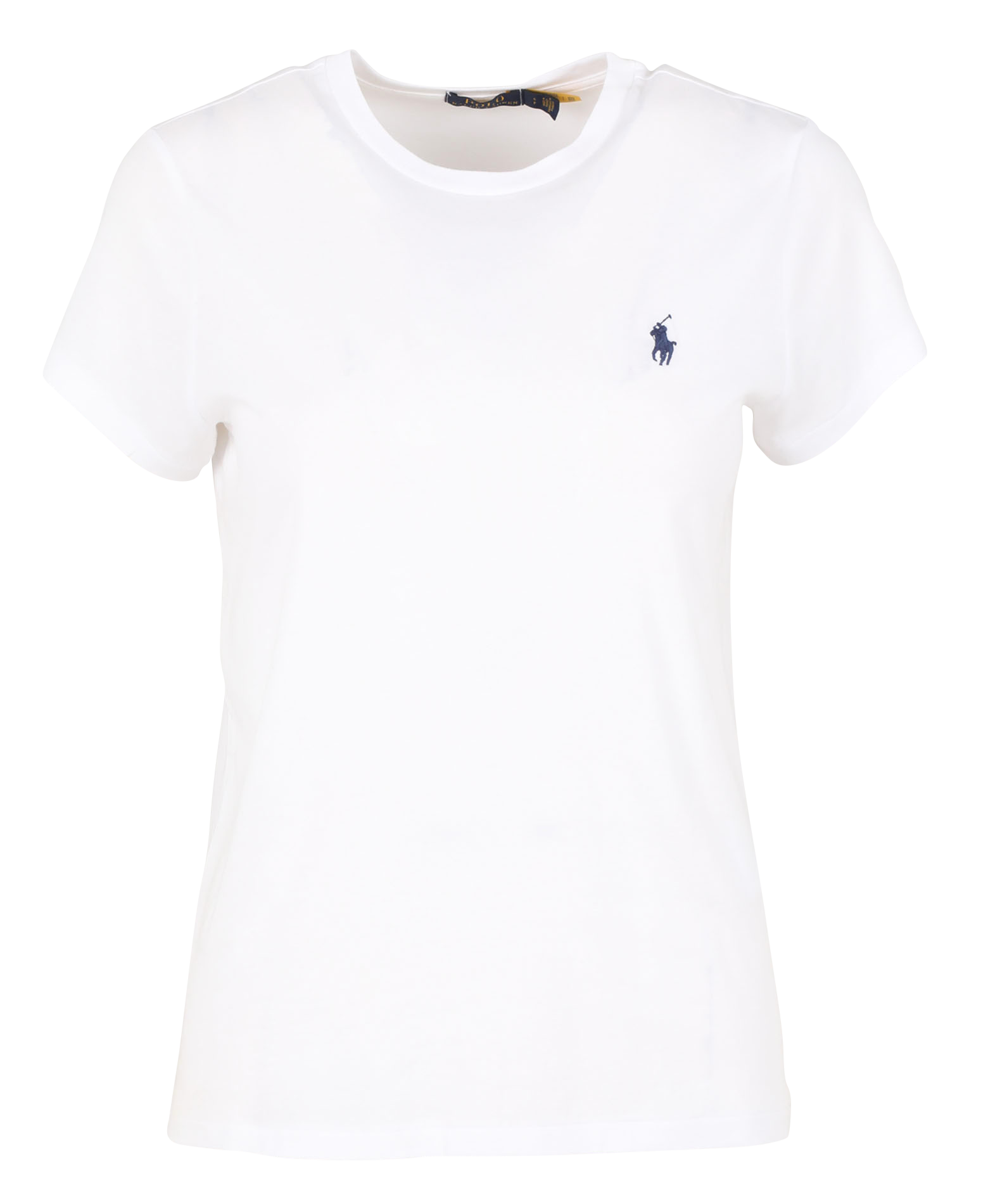Besticktes Rundhals-T-Shirt aus Baumwolle POLO RALPH LAUREN Weiss