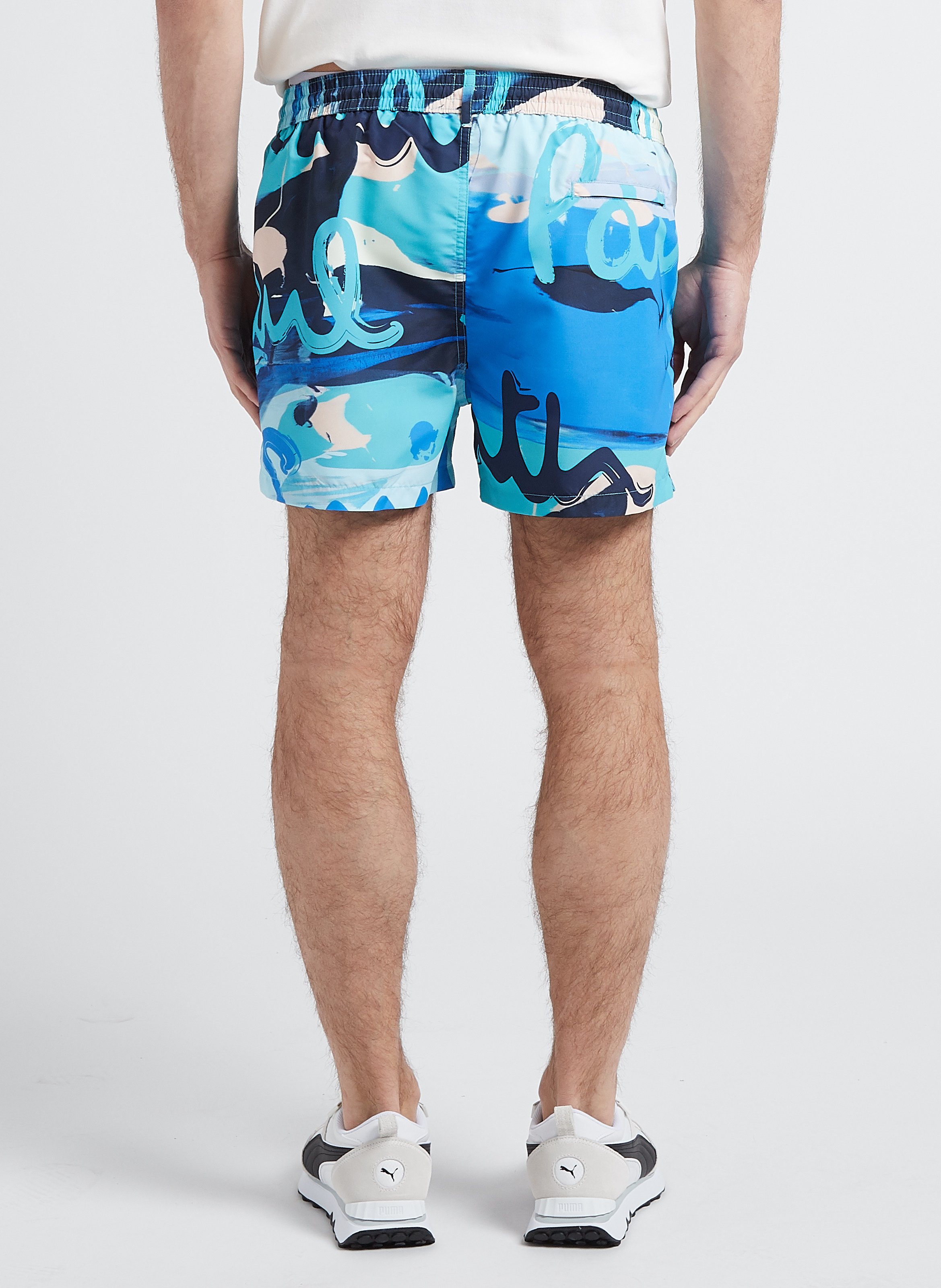 Bedruckte Badeshorts PAUL SMITH Blau