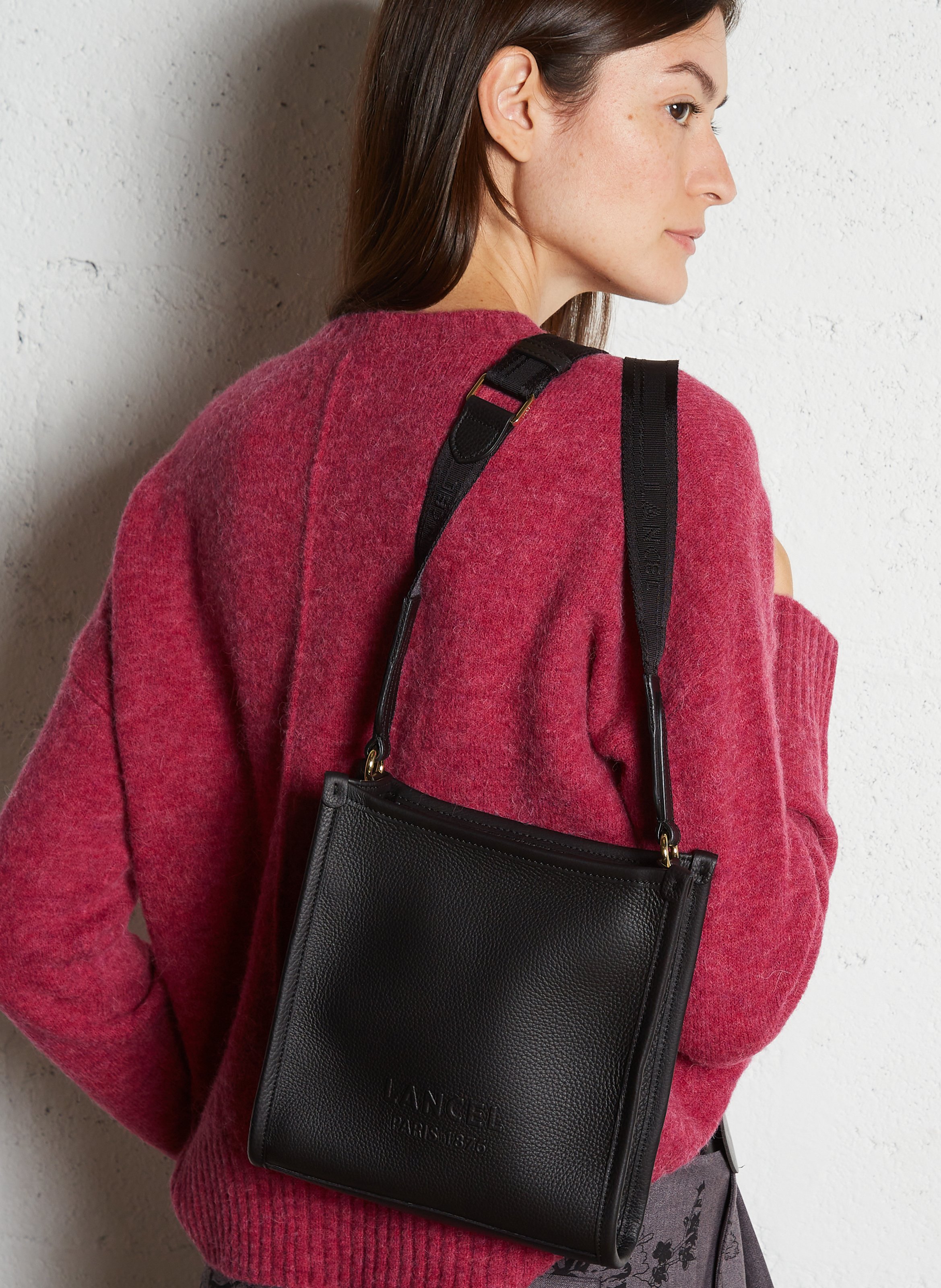 Brieftasche aus Leder LANCEL Schwarz