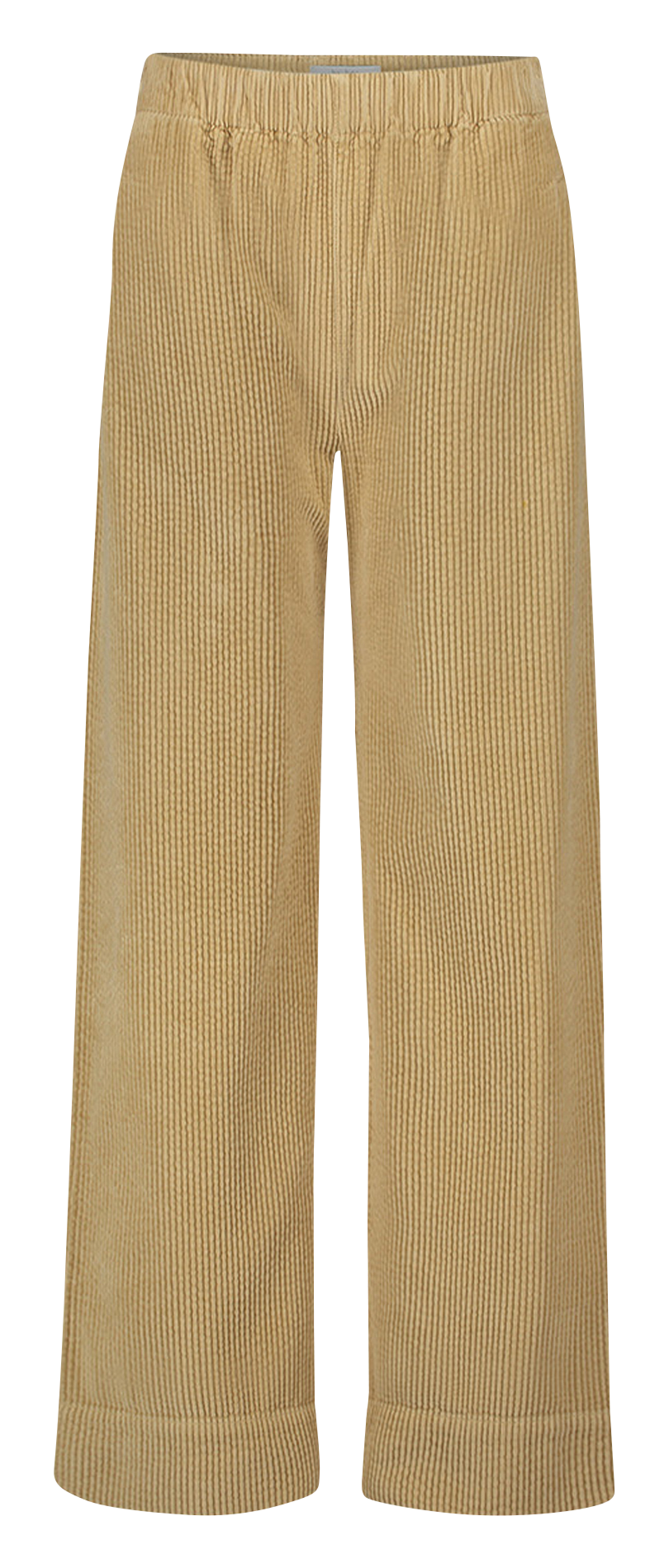 Pantalon droit velours côtelé en coton MEES Camel