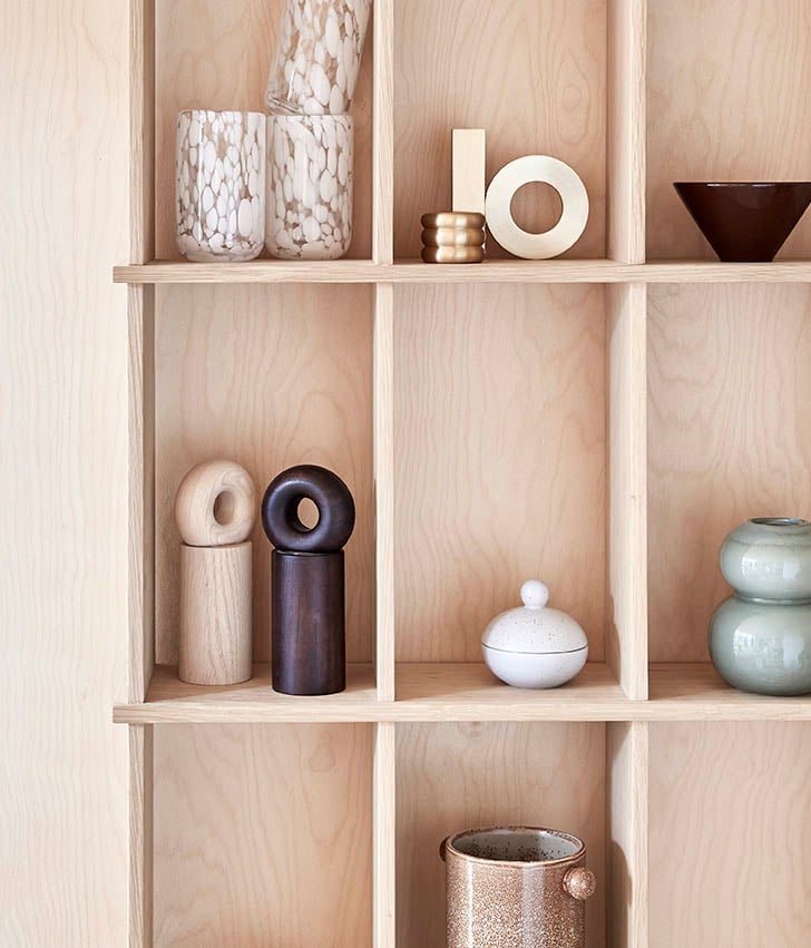 Stoneware candy jar OYOY LIVING DESIGN White