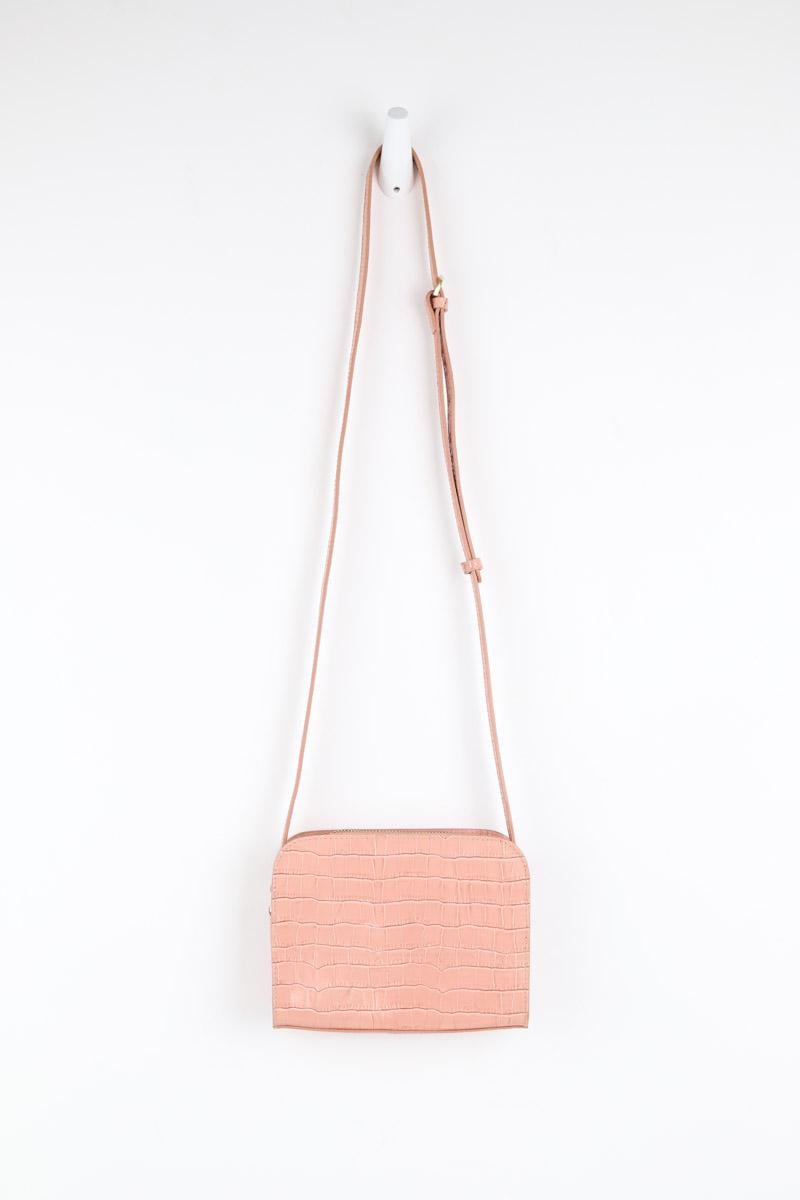 Leather messenger bag LK BENNETT - Seconde Main Pink