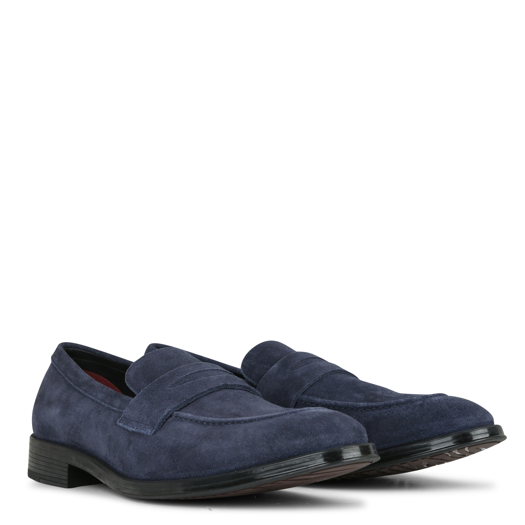 Mocassins en cuir velours PAUL SMITH Bleu