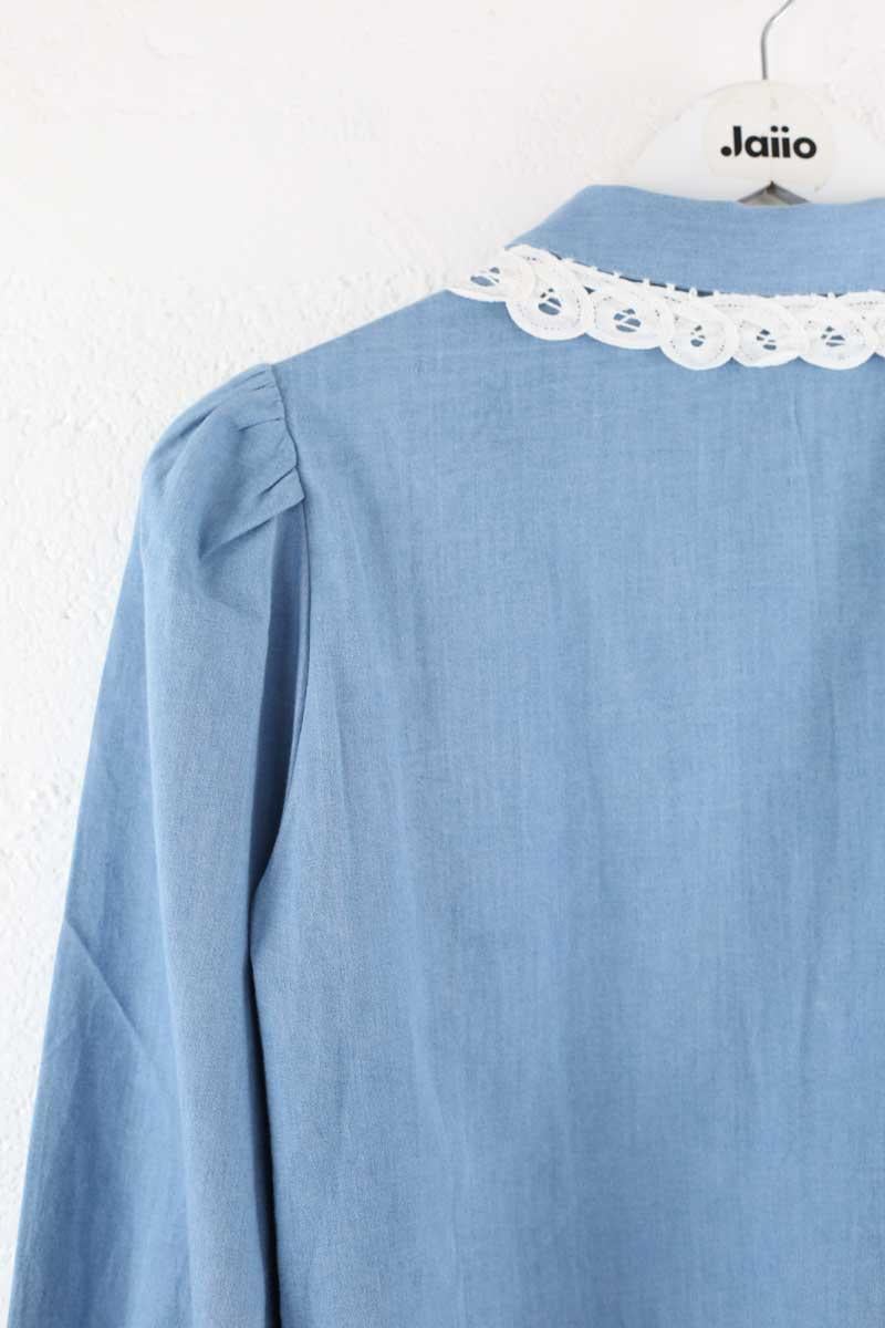 Cotton shirt SEZANE - Seconde main Blue