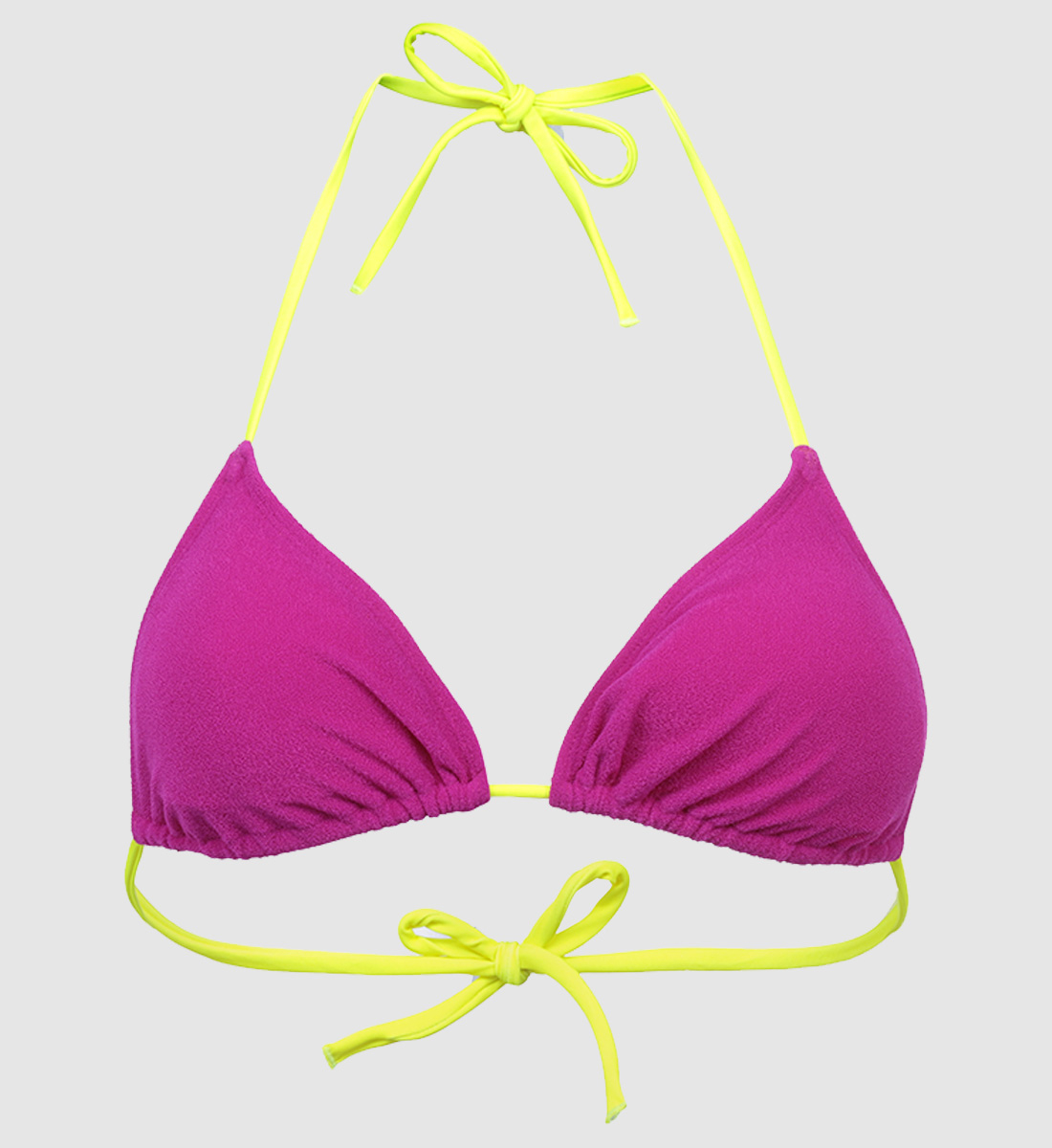 Two-piece bikini top - terry GILI'S Pink