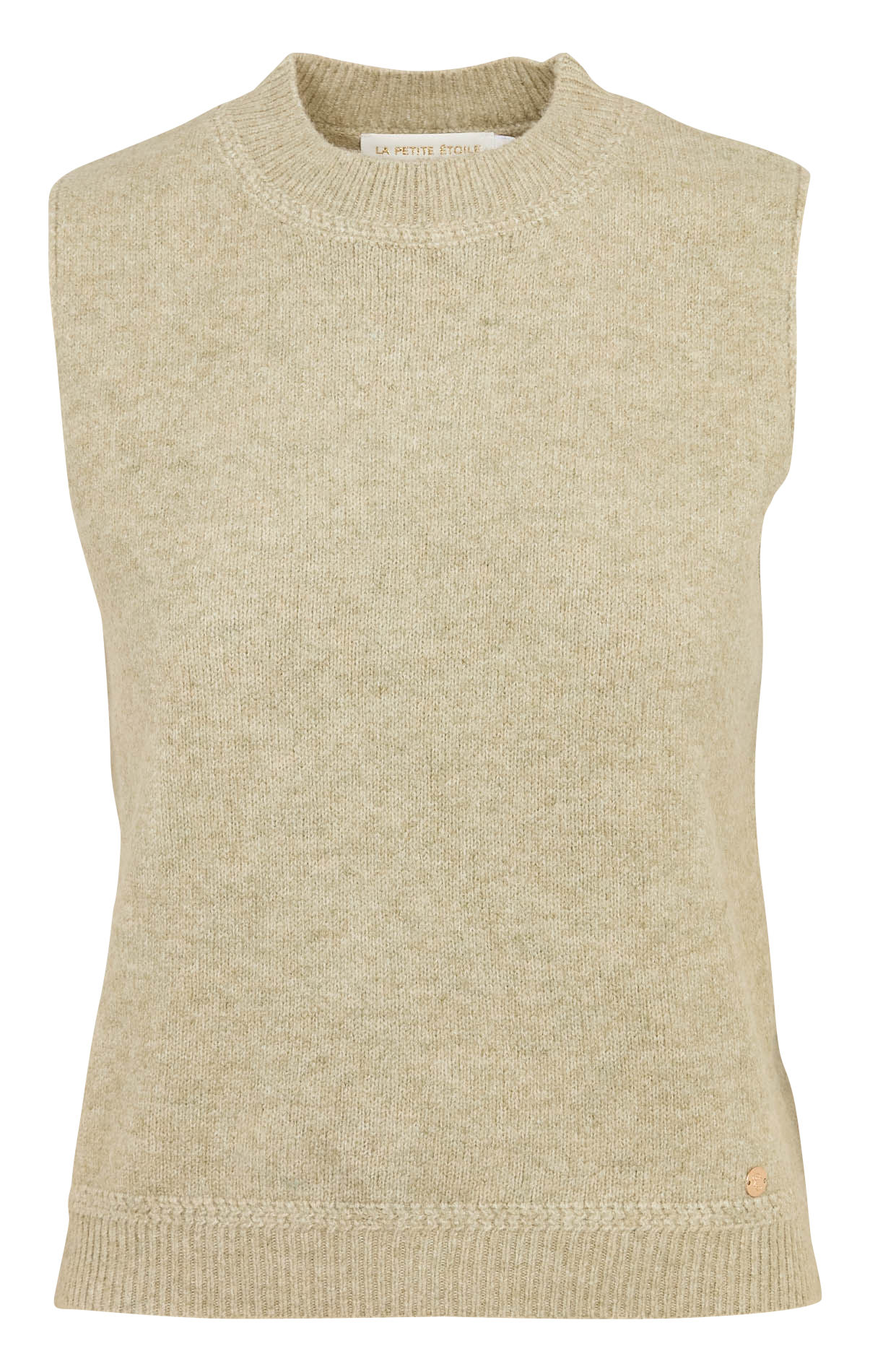 Pull oversize col montant  LA PETITE ETOILE Kaki