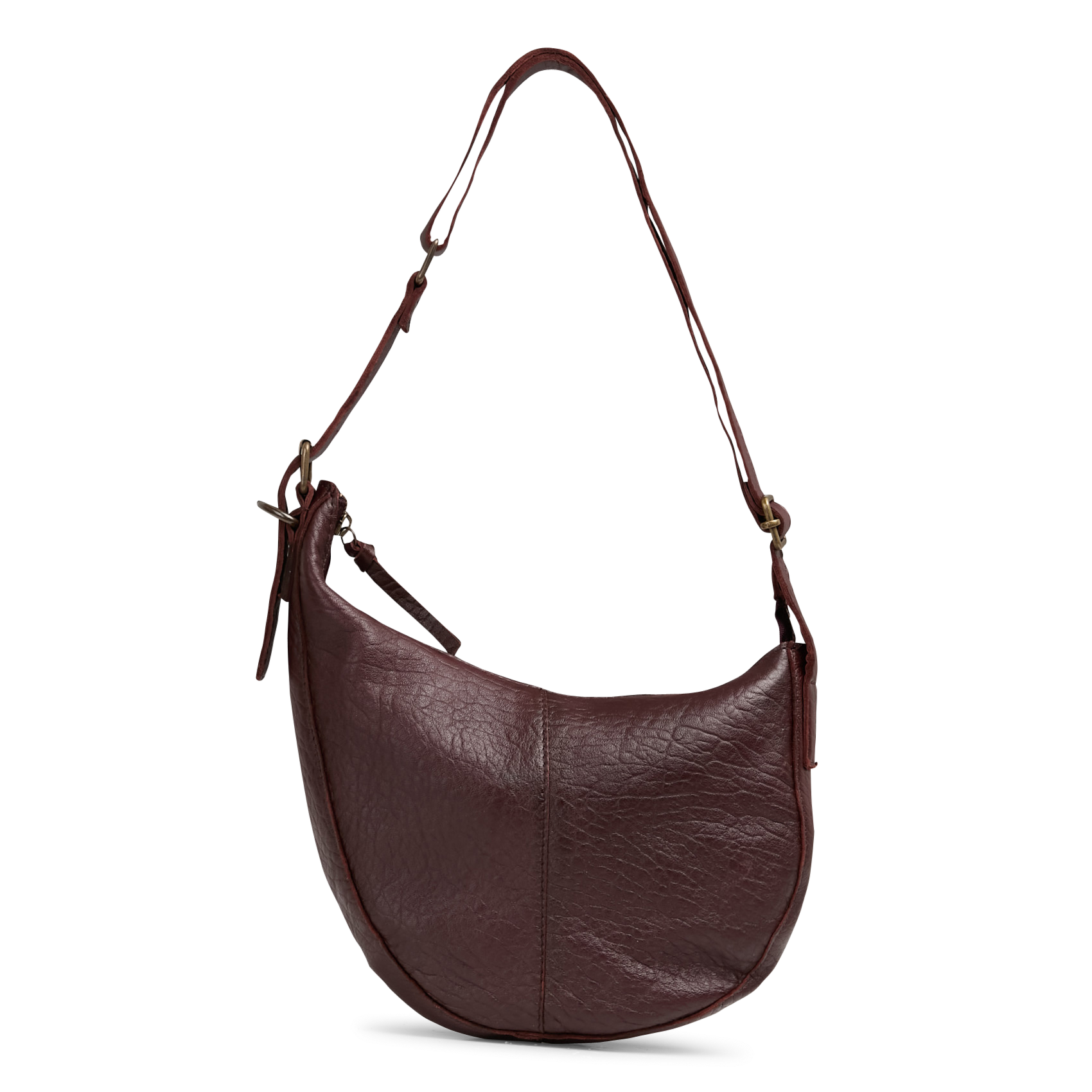 Dori leather shoulder bag PIECES Red