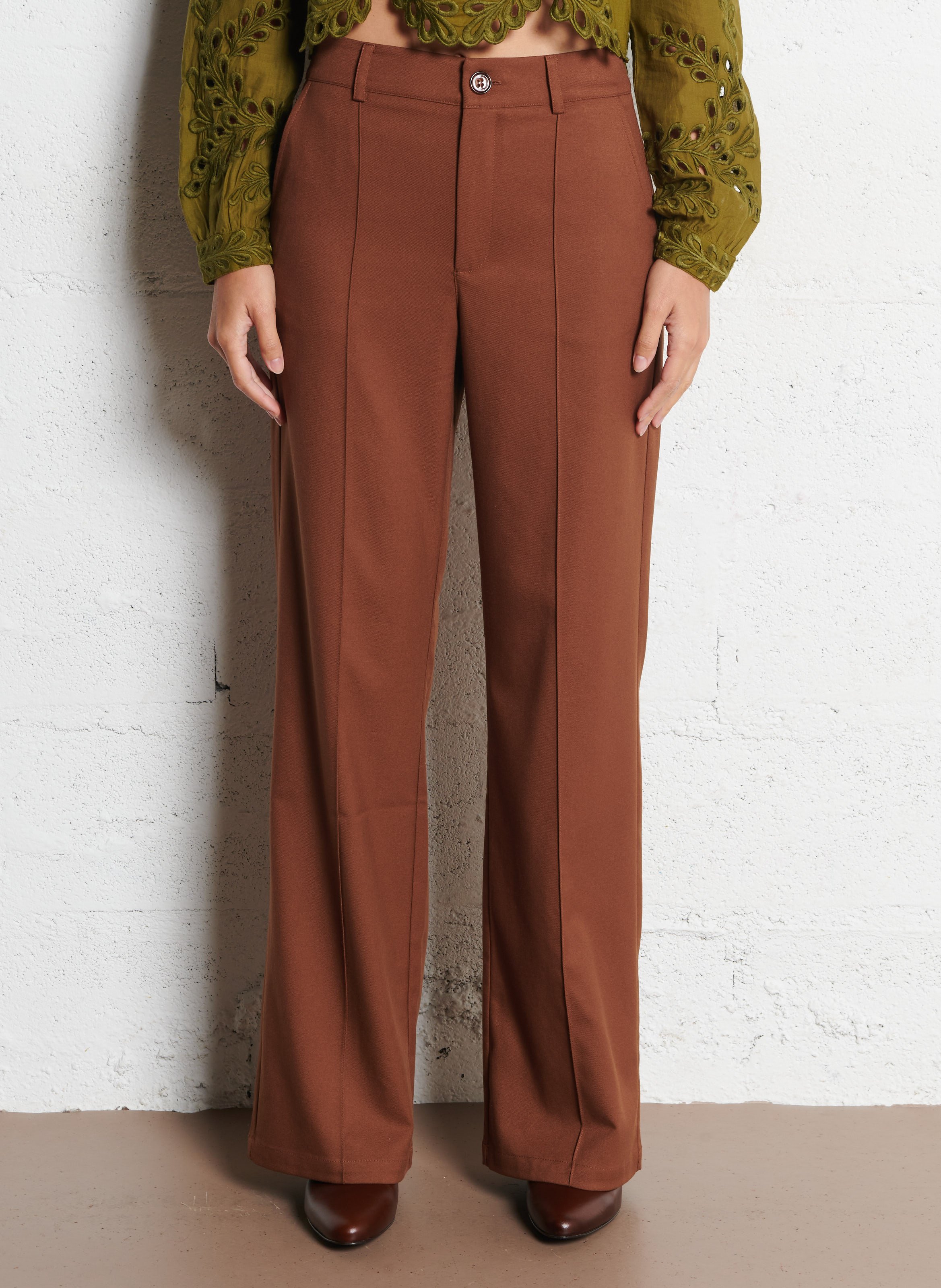 Straight stretch pants PETITE MENDIGOTE