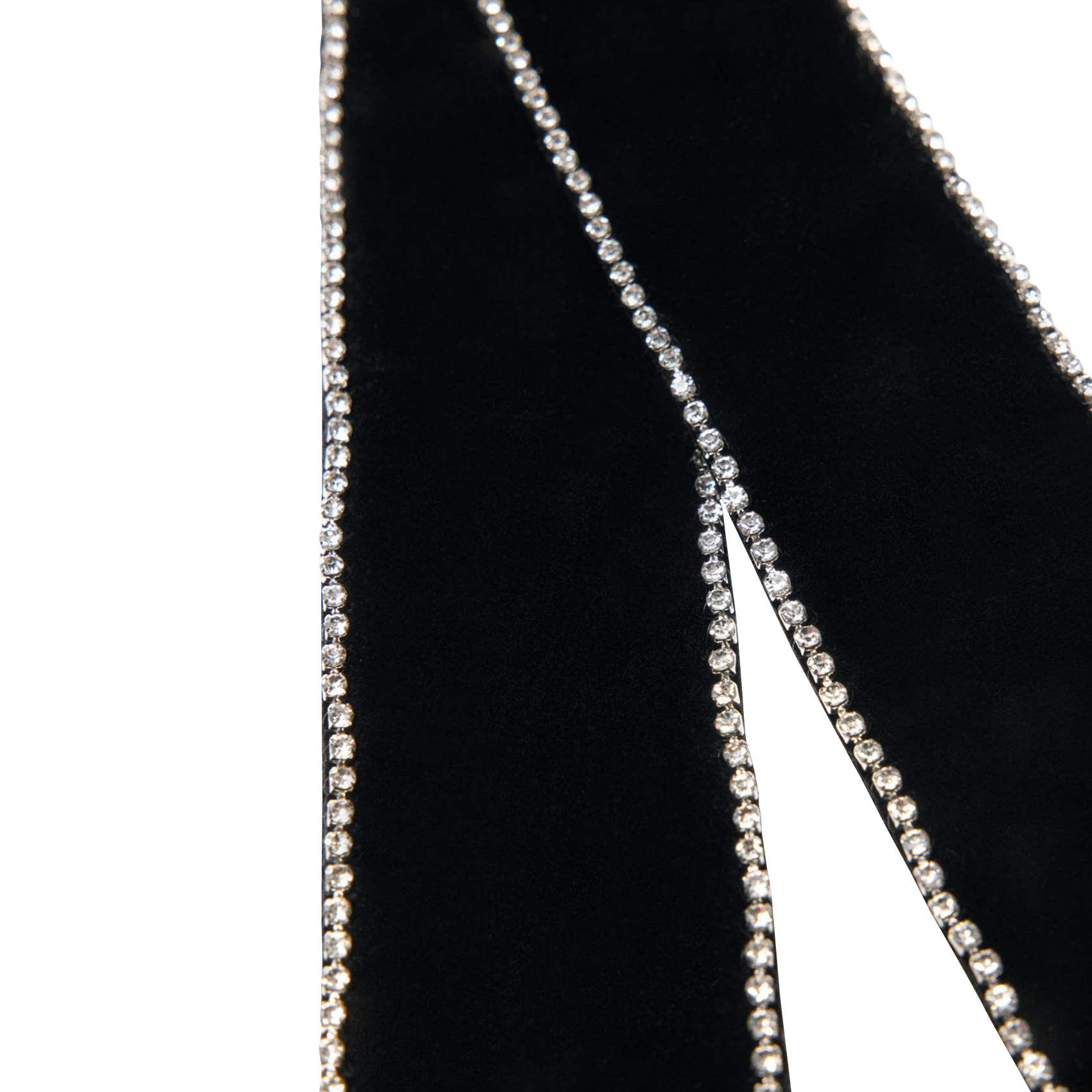 Barette noeud à strass MAJE Noir