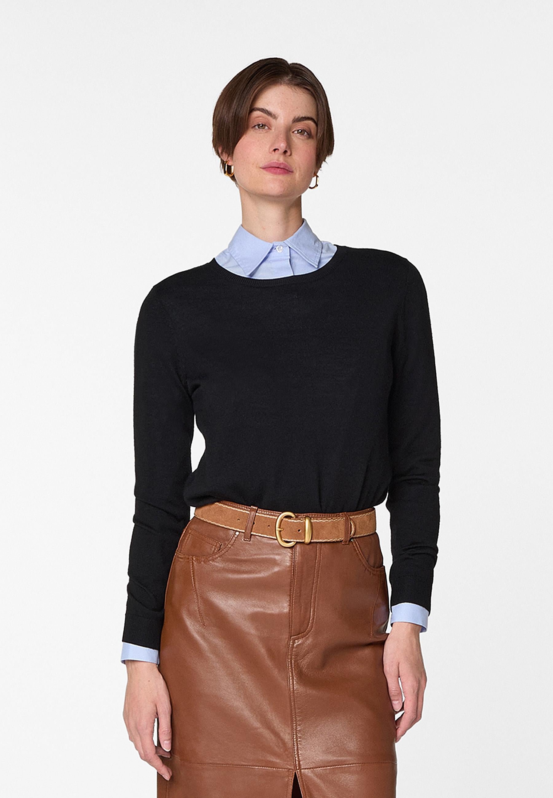 Merino wool sweater RODIER Black