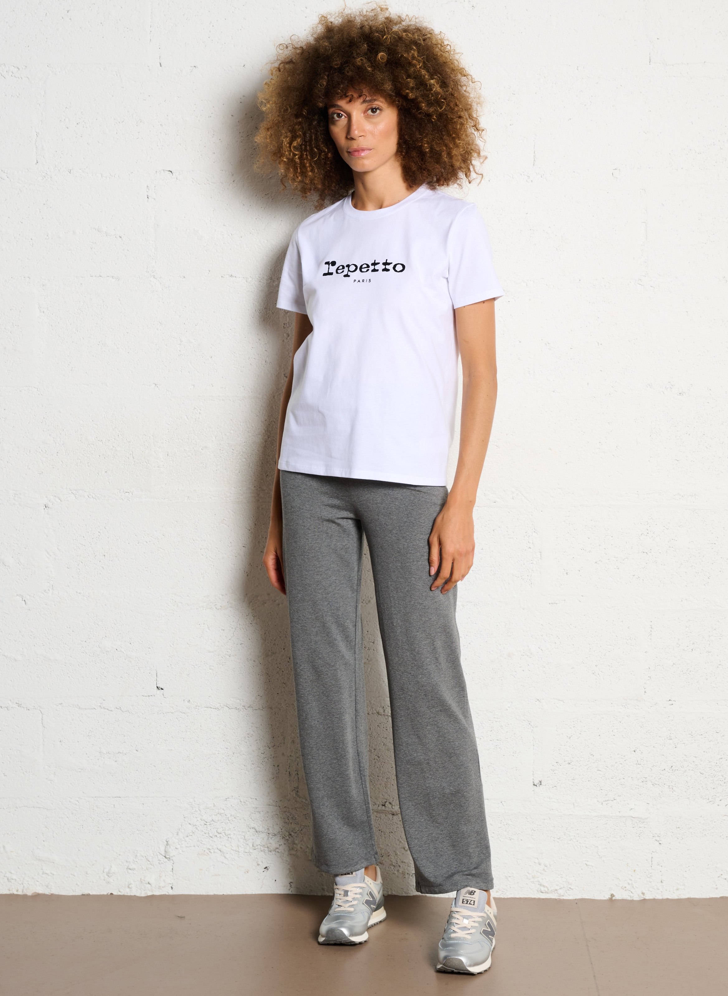 Dansbroek van gemengde viscose - jazzballetmodel REPETTO Grijs