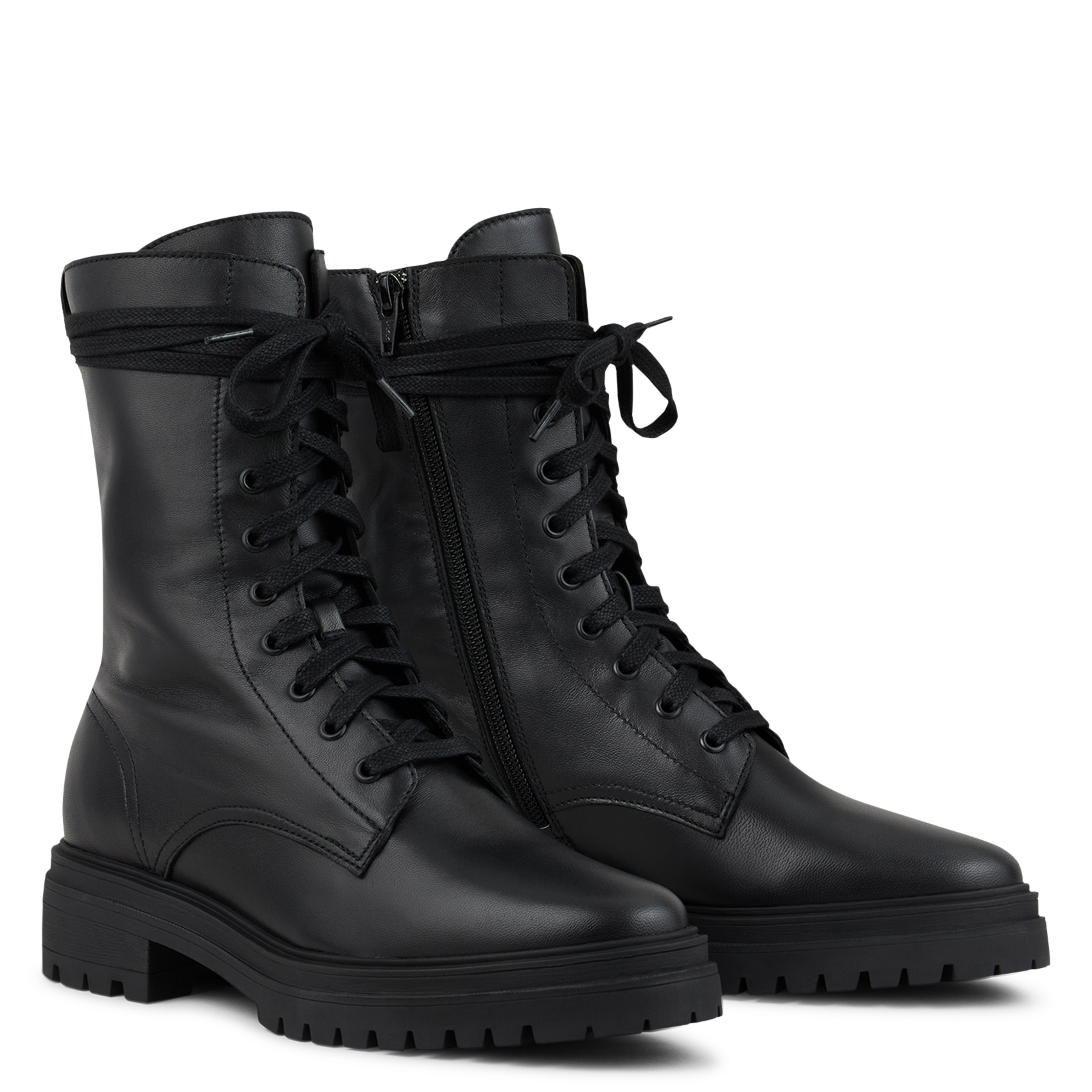 Bottes en cuir BA&SH Noir