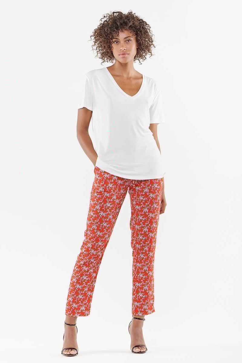 Tommy Badge T-shirt LE TEMPS DES CERISES White