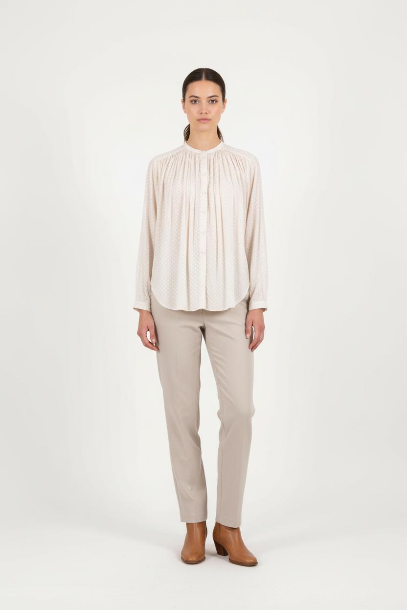 Blouse LAURENCE BRAS - Seconde Main Beige