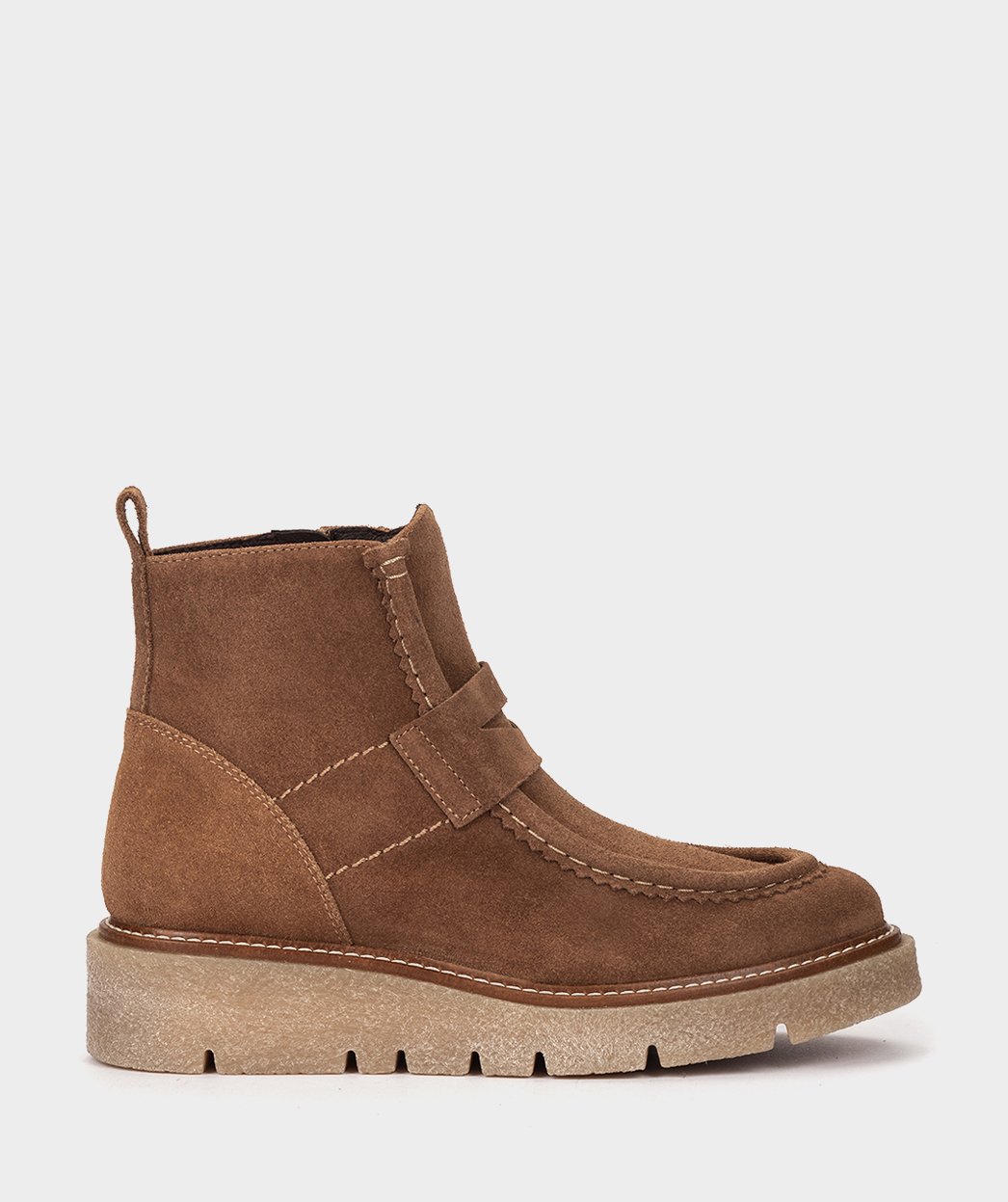 Brown suede ankle boots PEDRO MIRALLES Brown