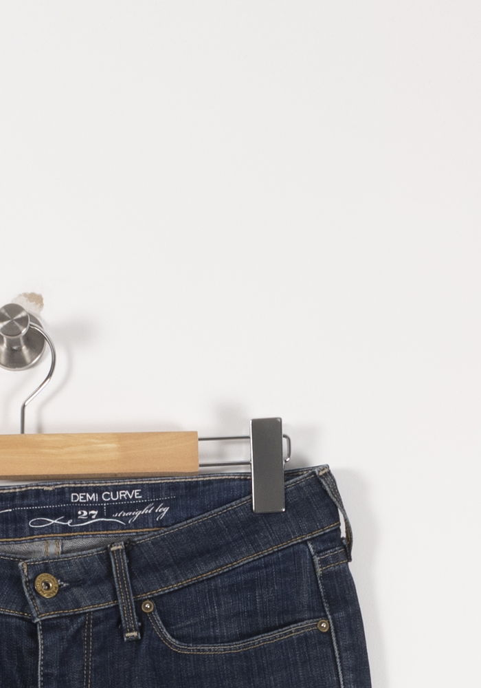 Cropped slim jeans with studs LEVI'S - Seconde main Blue