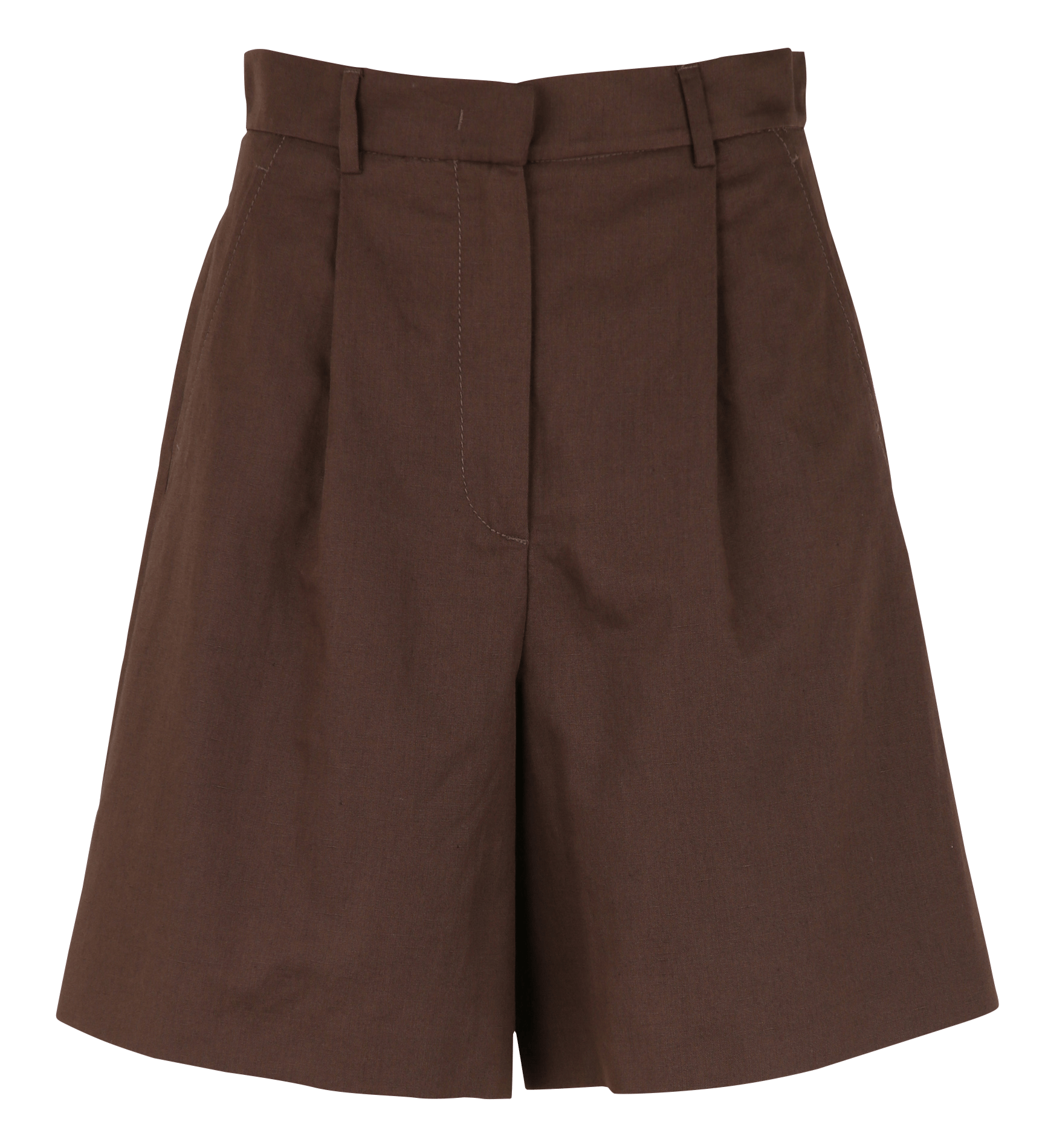 Gerade geschnittene Shorts aus Baumwoll-Mix MAX MARA WEEK END